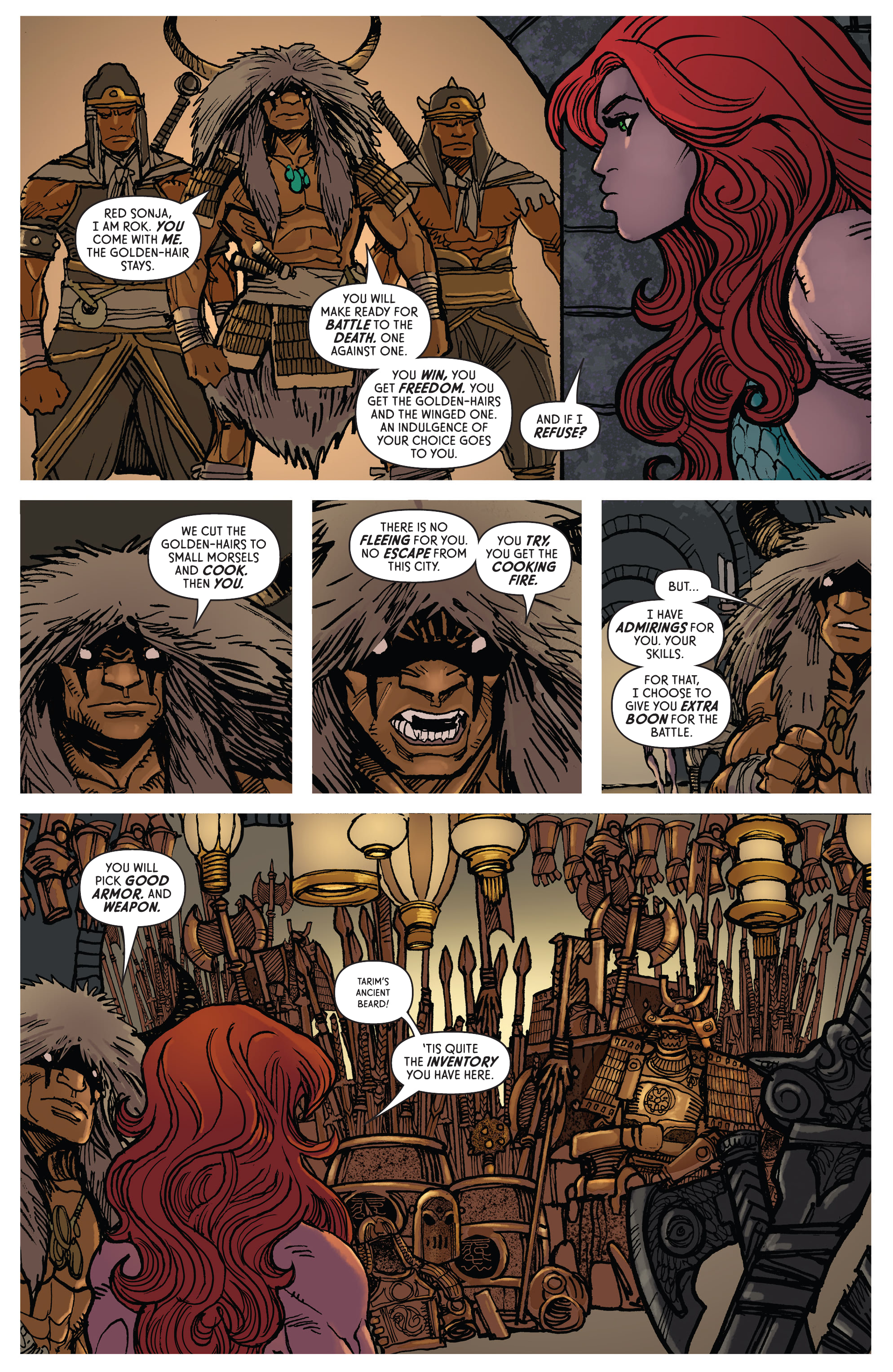 Read online The Invincible Red Sonja comic -  Issue #8 - 19