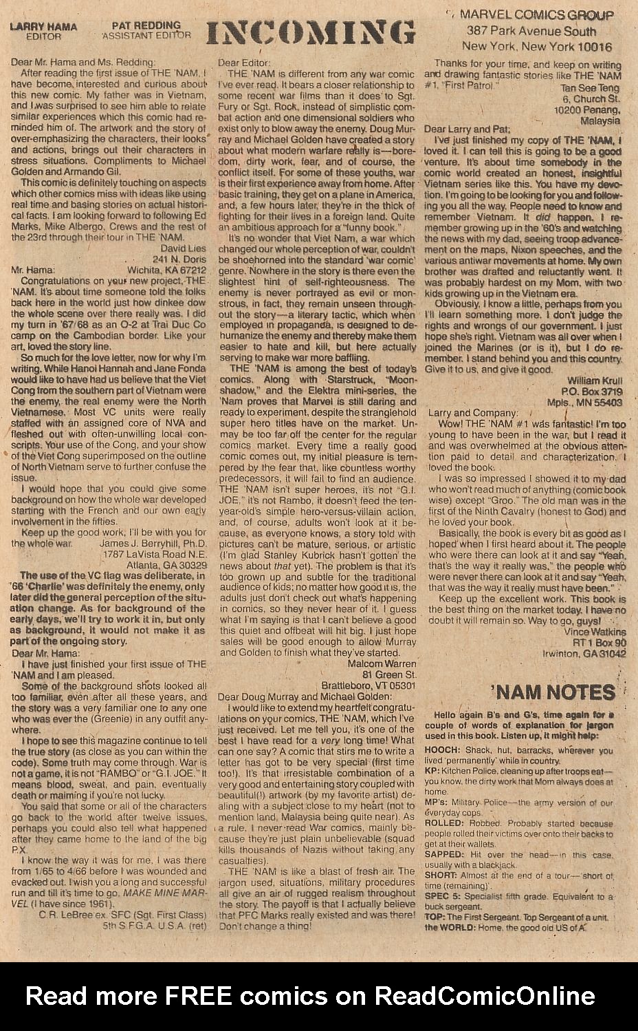 Read online The 'Nam comic -  Issue #3 - 25