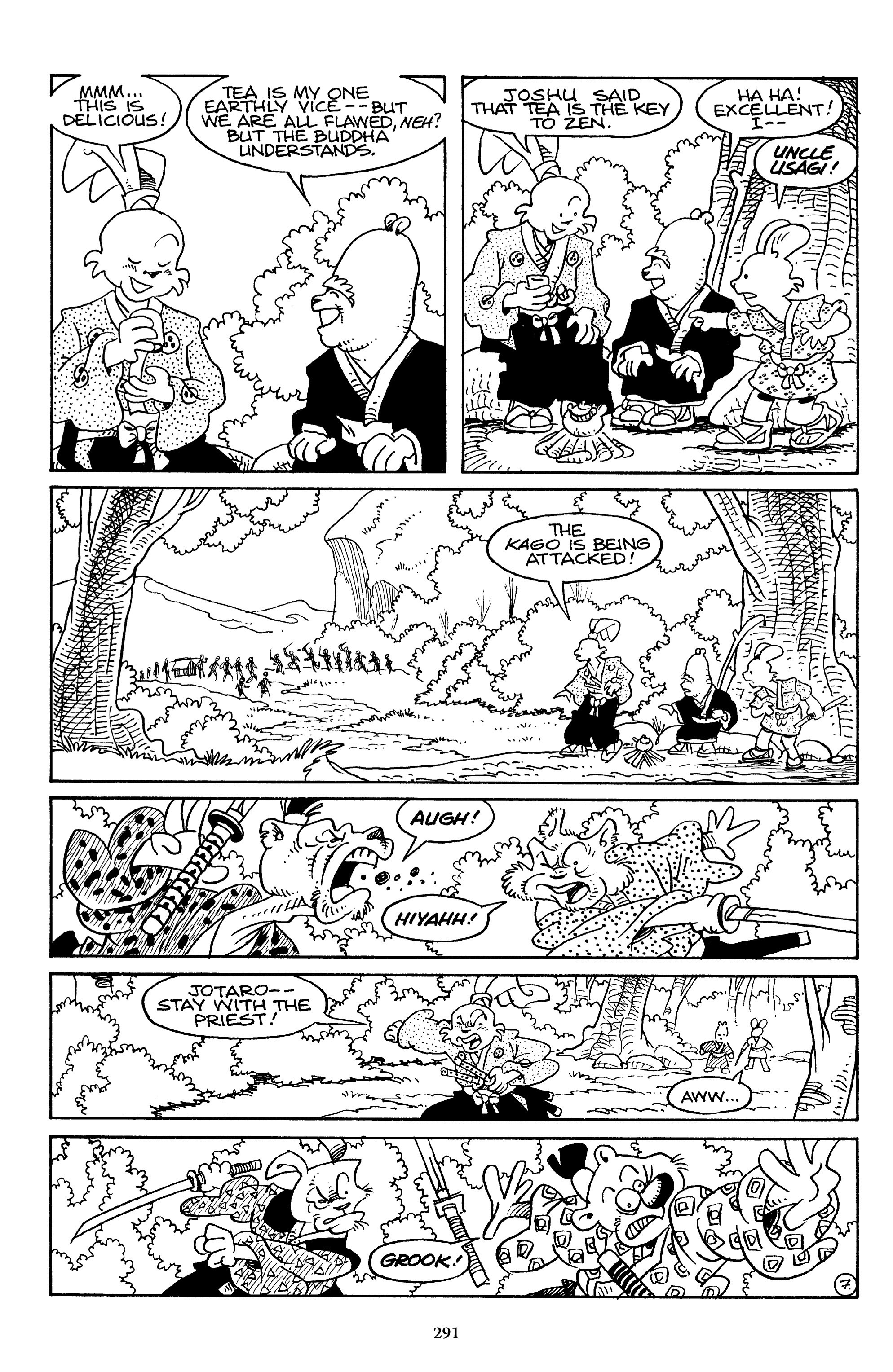 Read online The Usagi Yojimbo Saga comic -  Issue # TPB 4 - 288