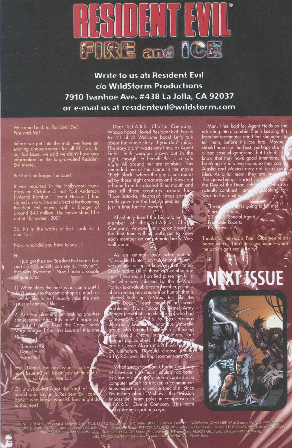 Read online Resident Evil: Fire and Ice comic -  Issue #2 - 23