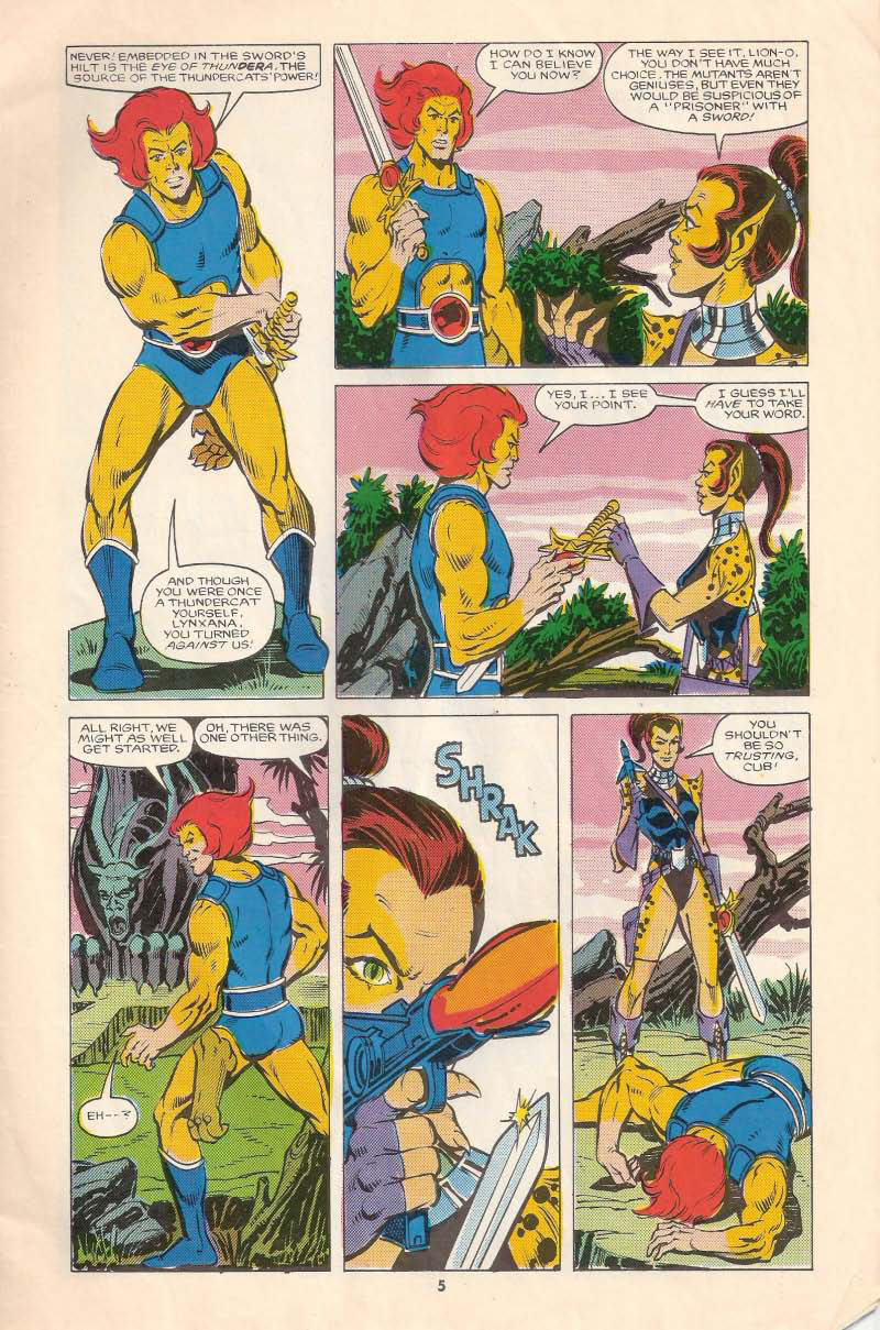 Read online ThunderCats (1987) comic -  Issue #5 - 5
