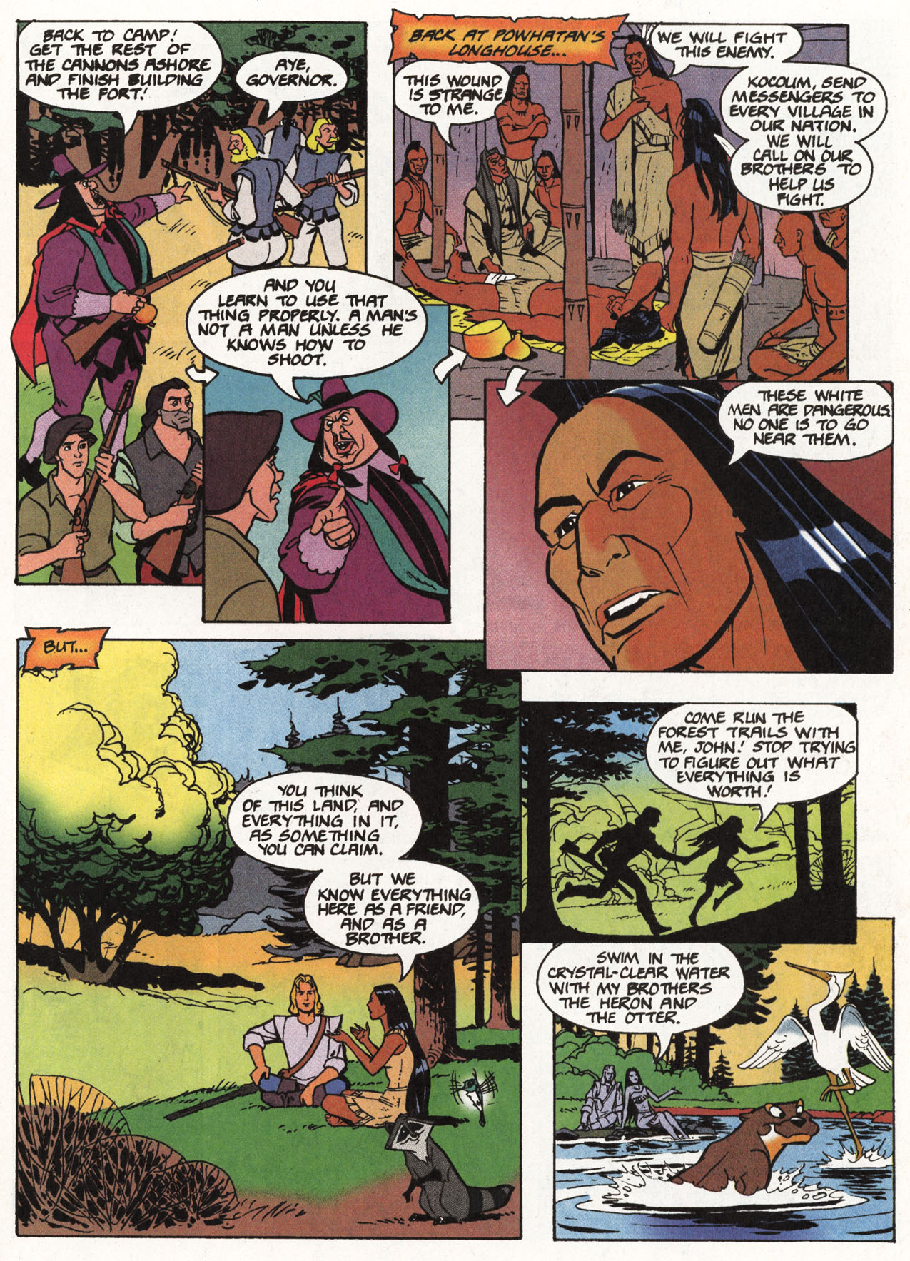 Read online Disney's Pocahontas comic -  Issue #1 - 27