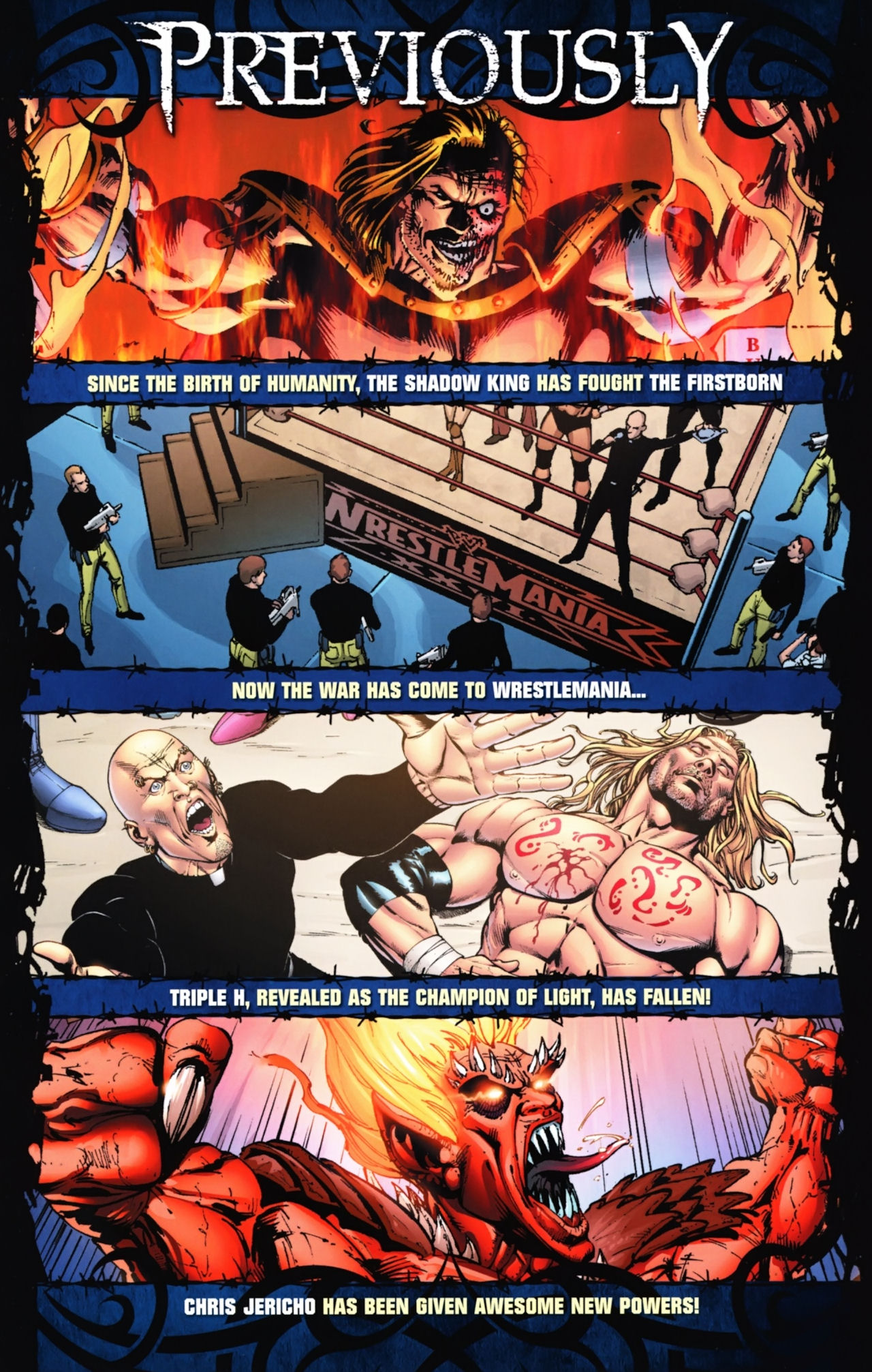 Read online WWE Heroes comic -  Issue #4 - 5