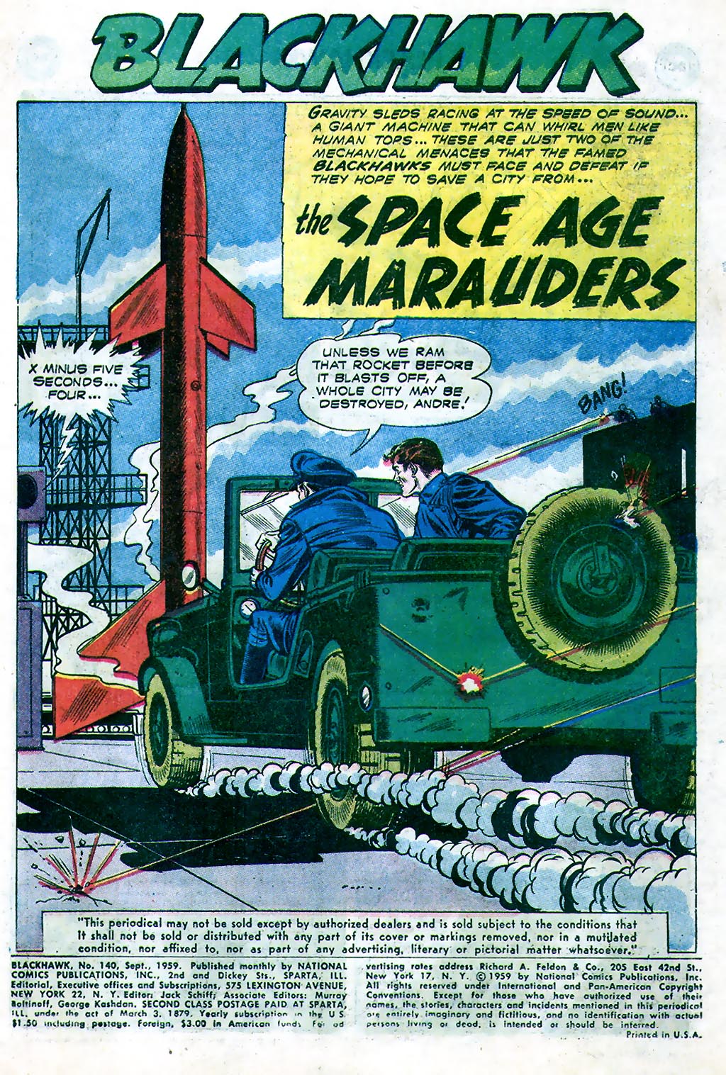 Read online Blackhawk (1957) comic -  Issue #140 - 3