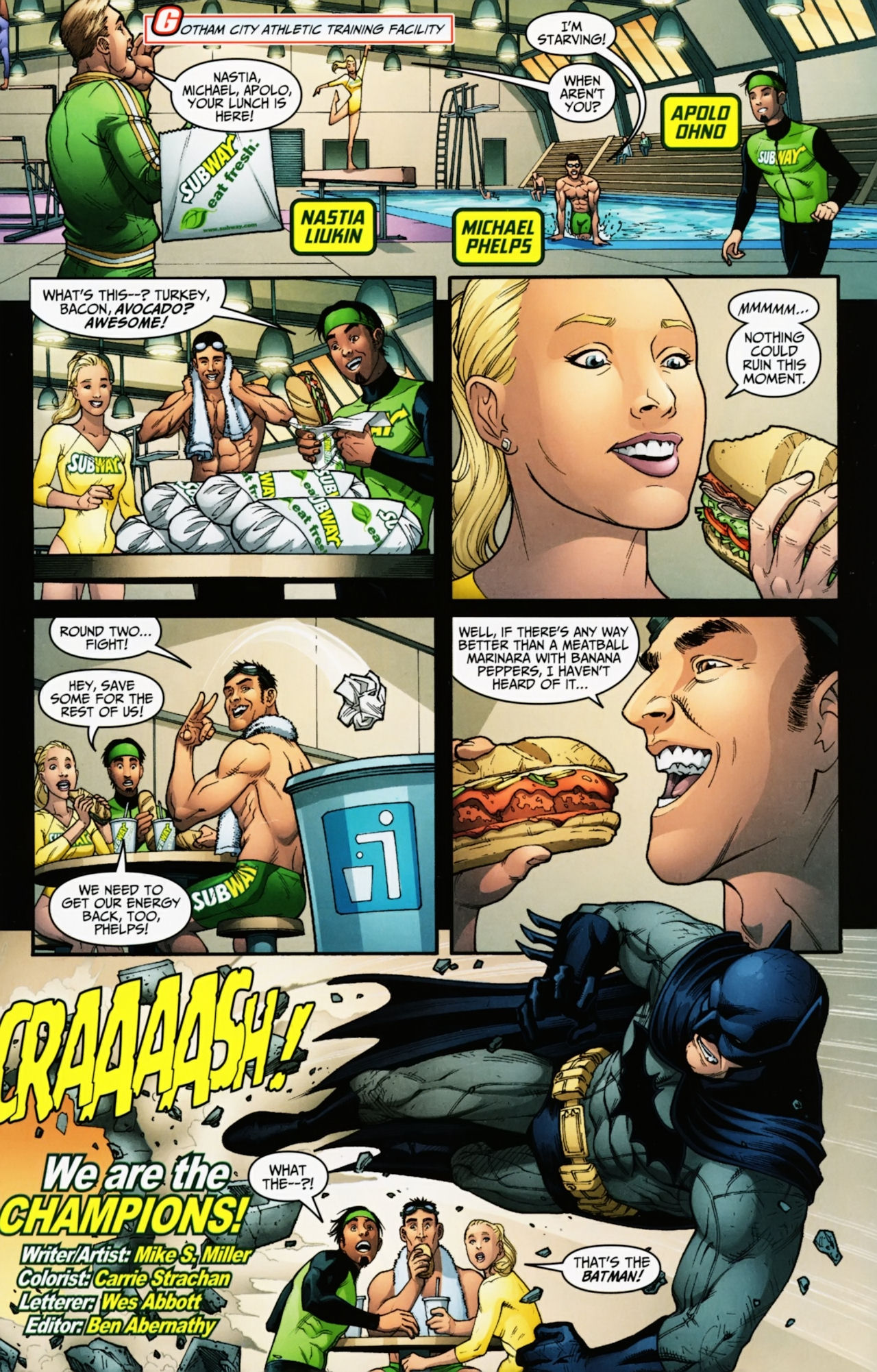 Read online Subway Presents: Justice League comic -  Issue #3 - 2
