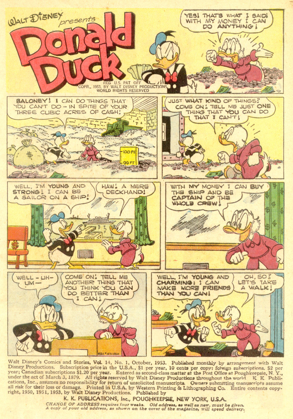 Read online Walt Disney's Comics and Stories comic -  Issue #157 - 3