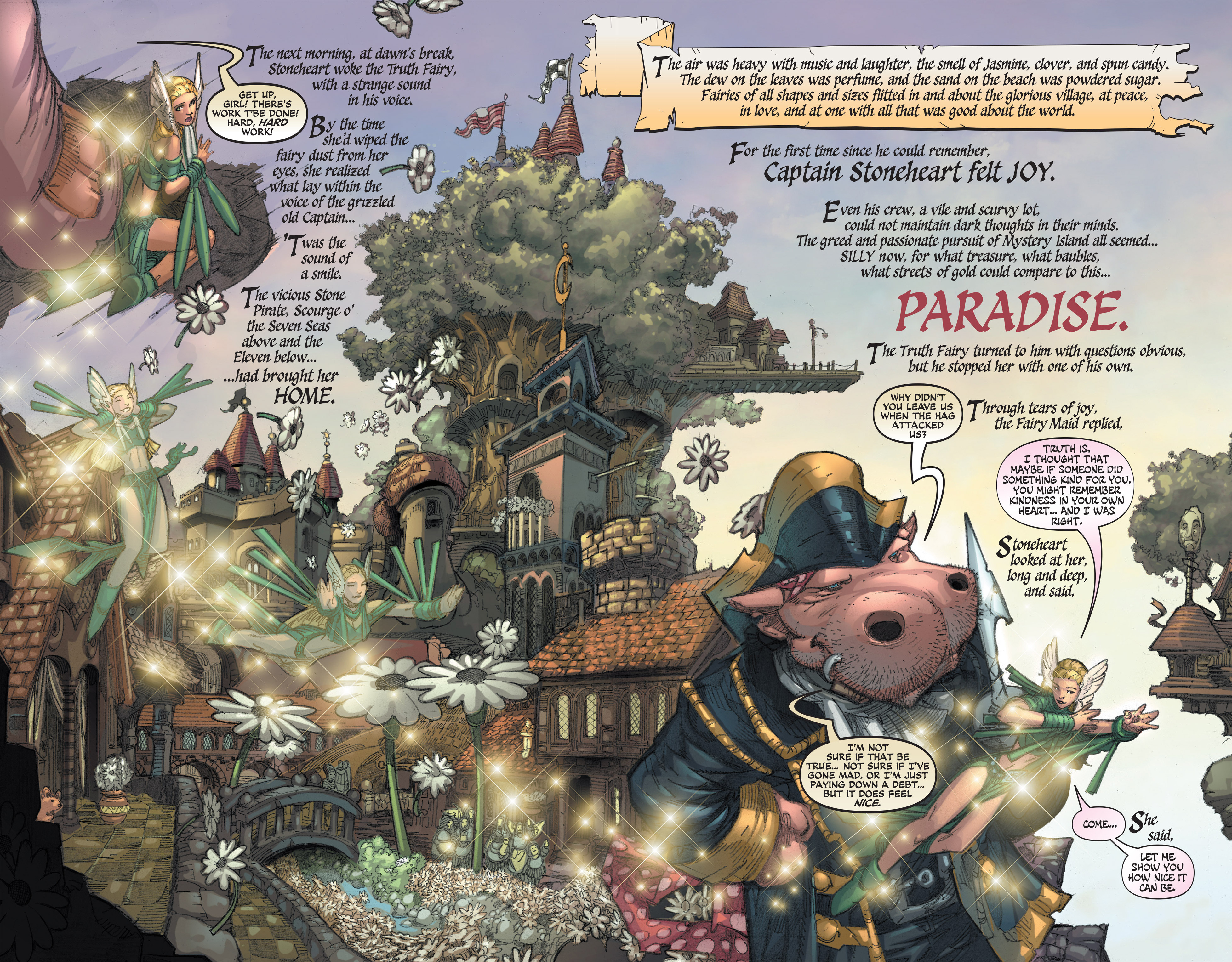 Read online Elephantmen comic -  Issue # _TPB Captain Stoneheart and the Truth Fairy - 14