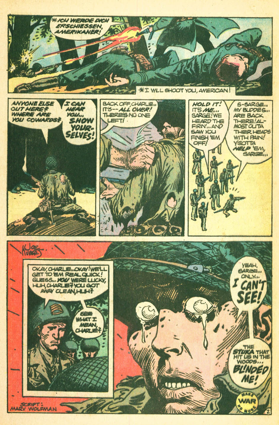 Read online Weird War Tales (1971) comic -  Issue #7 - 32