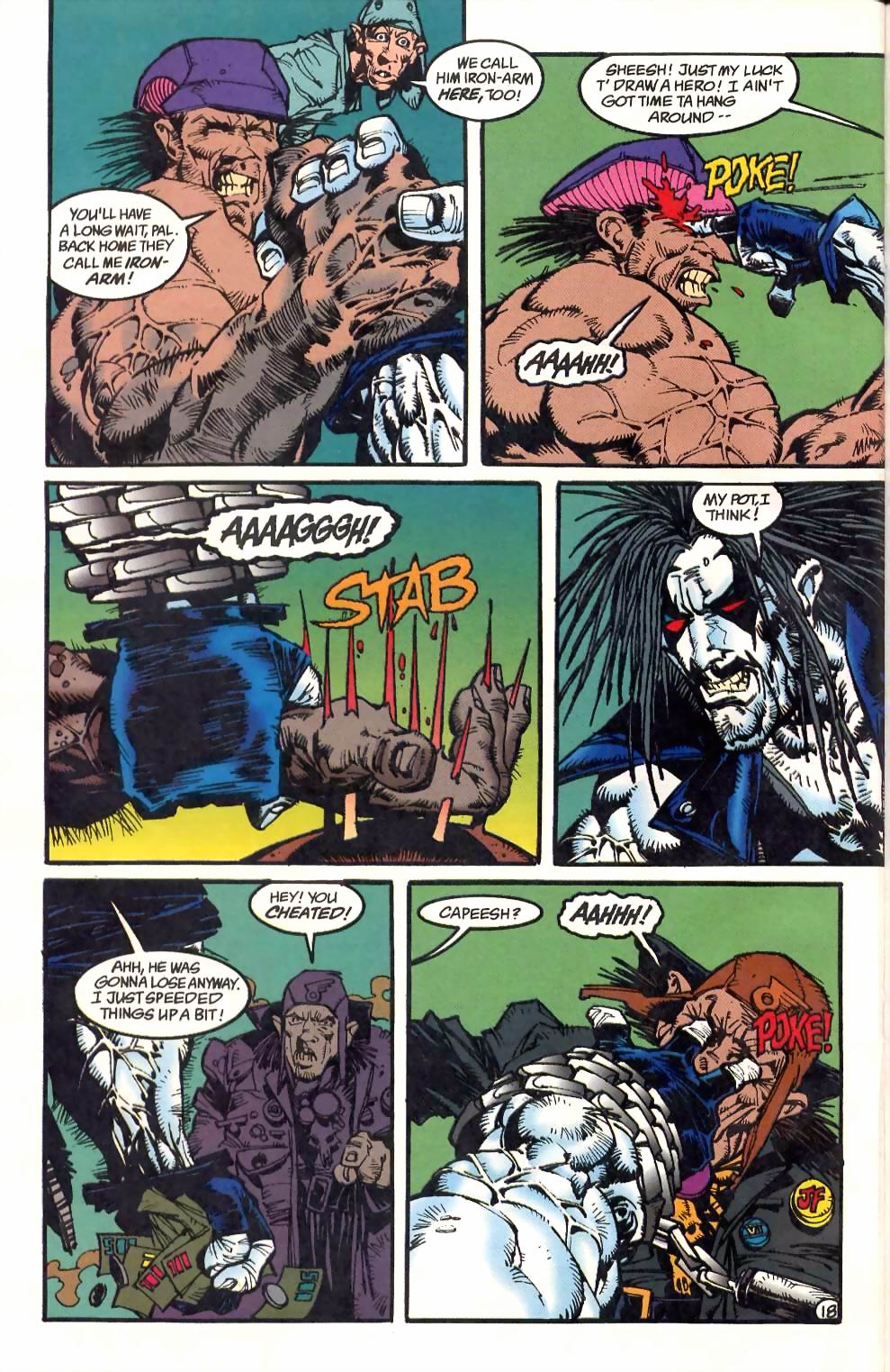 Read online Lobo: Unamerican Gladiators comic -  Issue #1 - 19