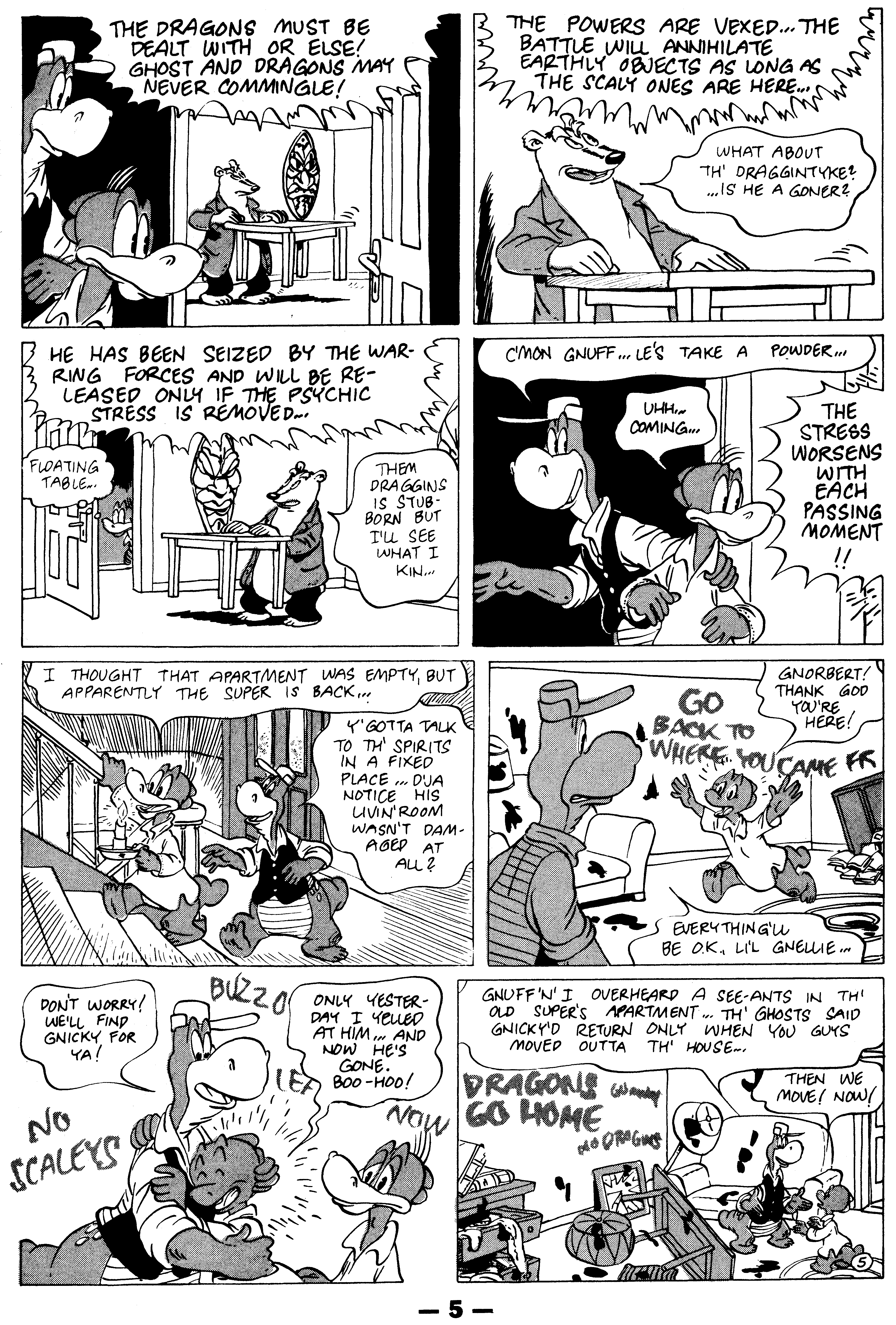 Read online Critters comic -  Issue #5 - 8