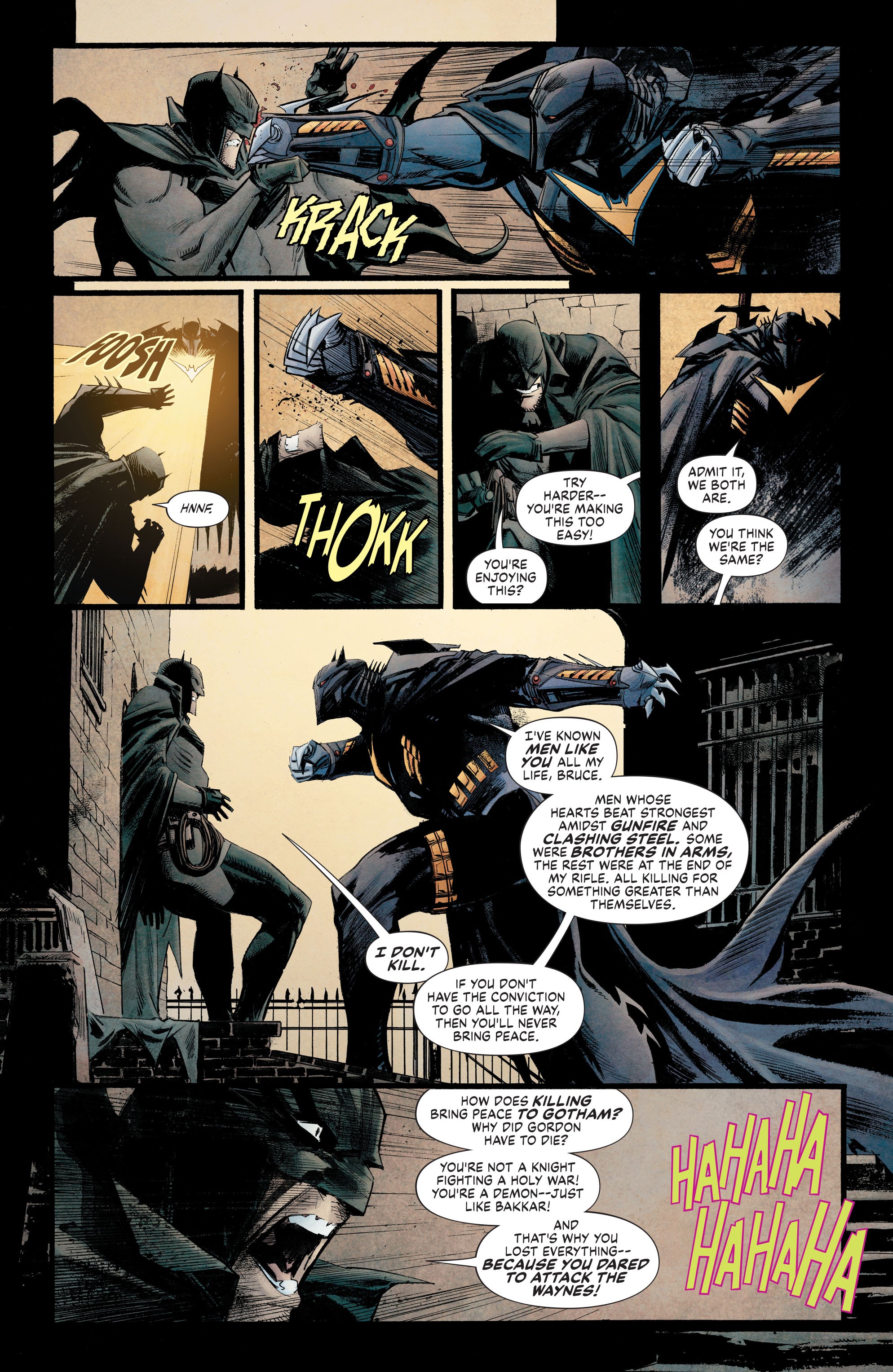 Read online Batman: Curse of the White Knight comic -  Issue #6 - 21
