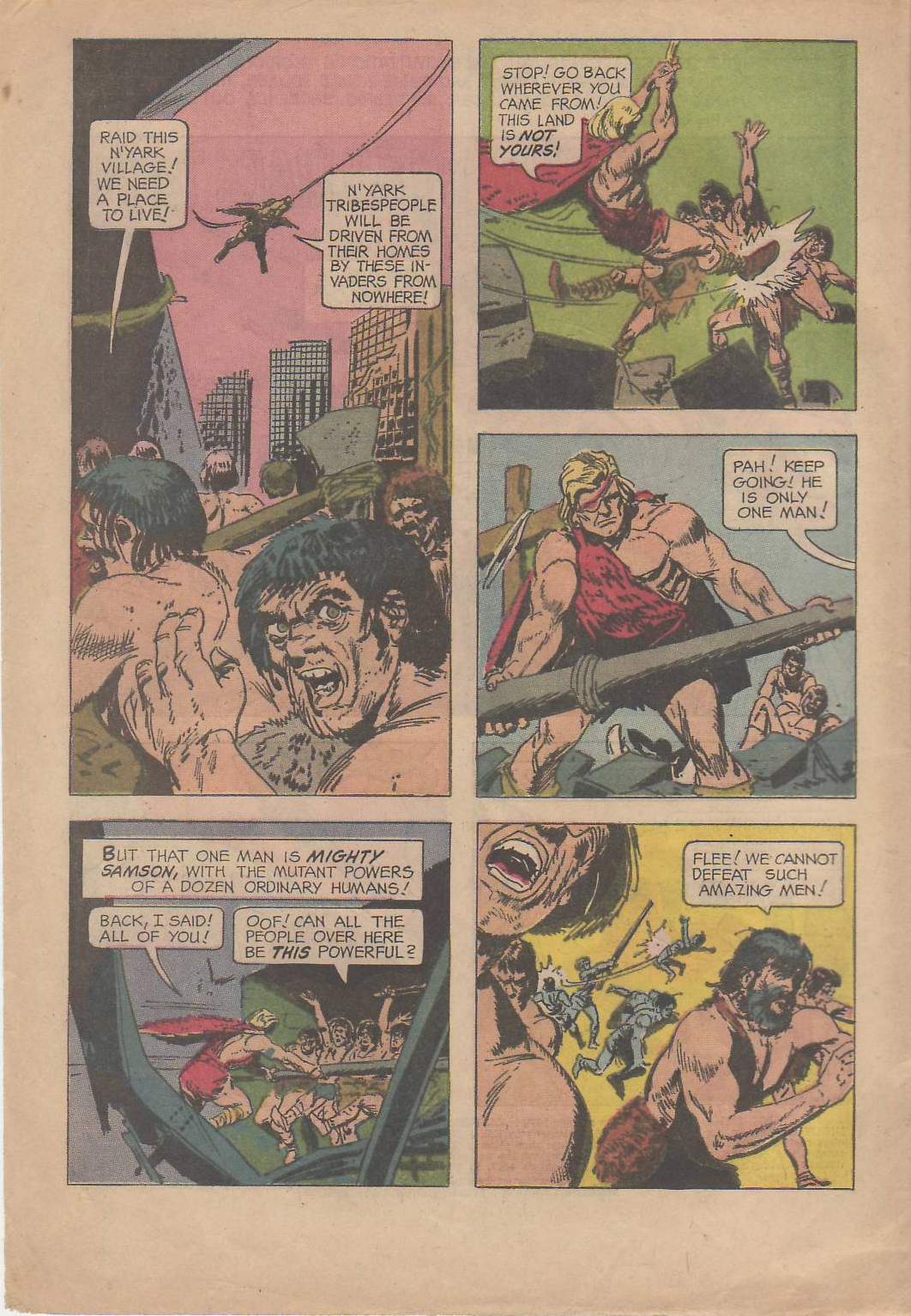 Read online Mighty Samson (1964) comic -  Issue #10 - 4