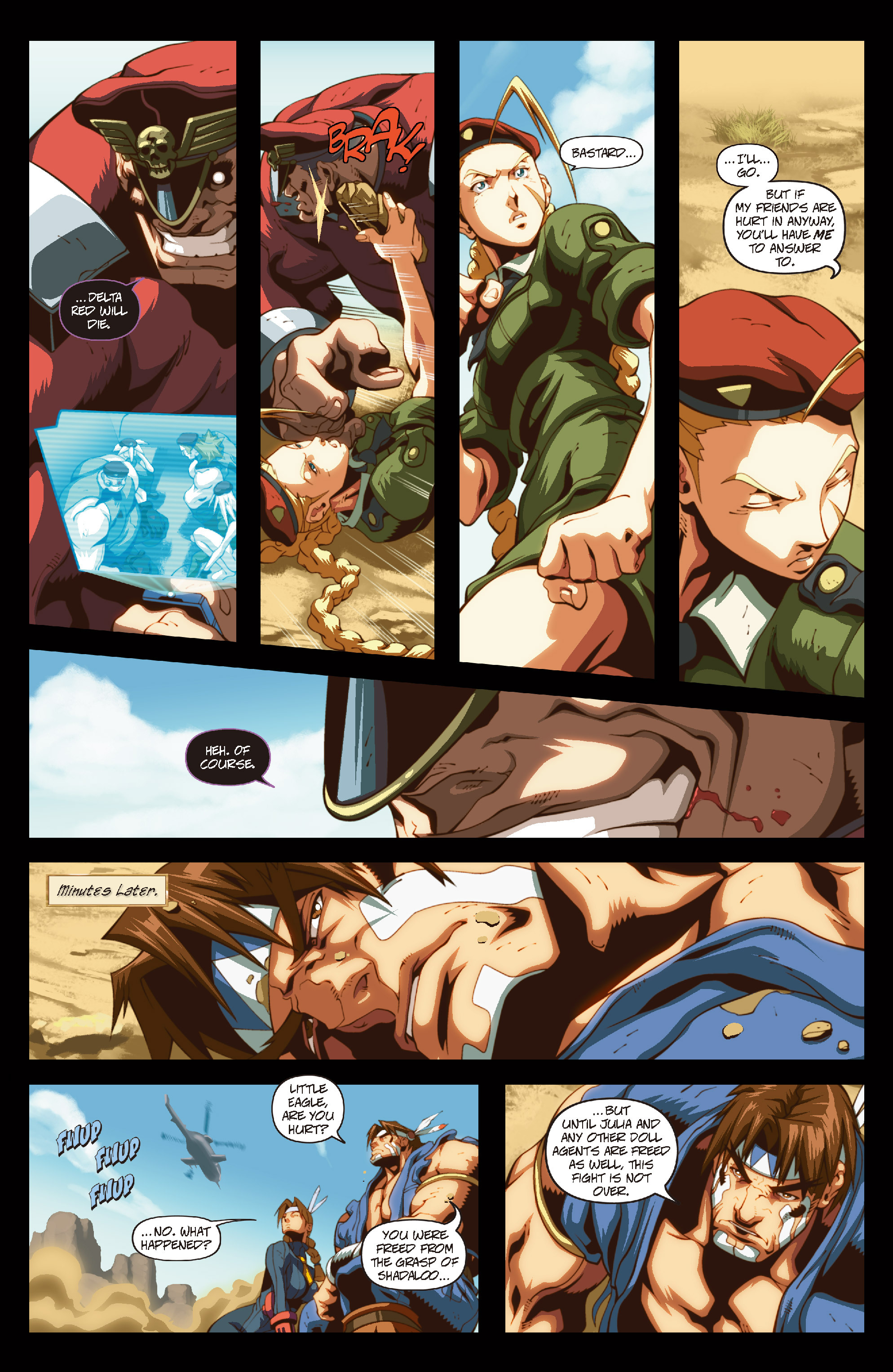 Read online Street Fighter II comic -  Issue #6 - 16