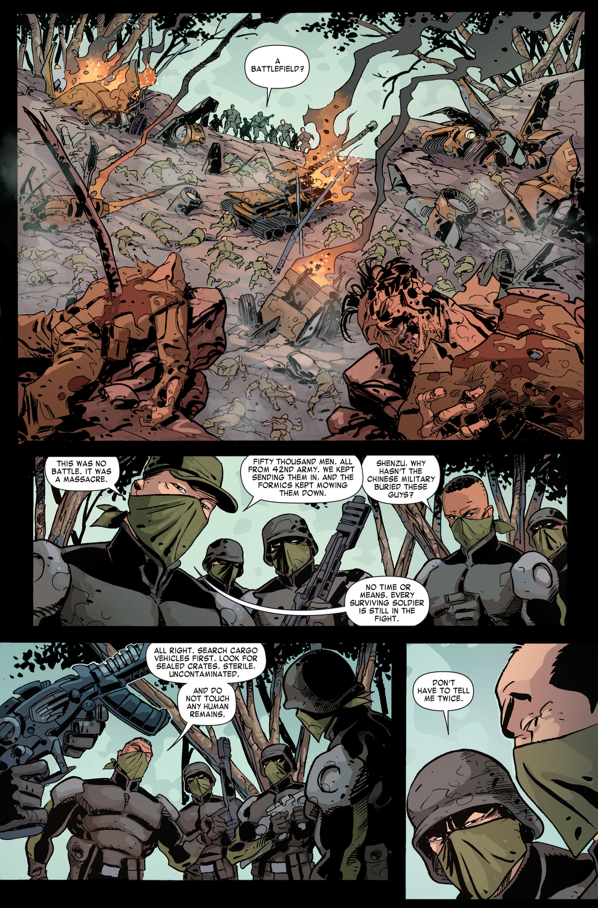 Read online Formic Wars: Silent Strike comic -  Issue #1 - 13