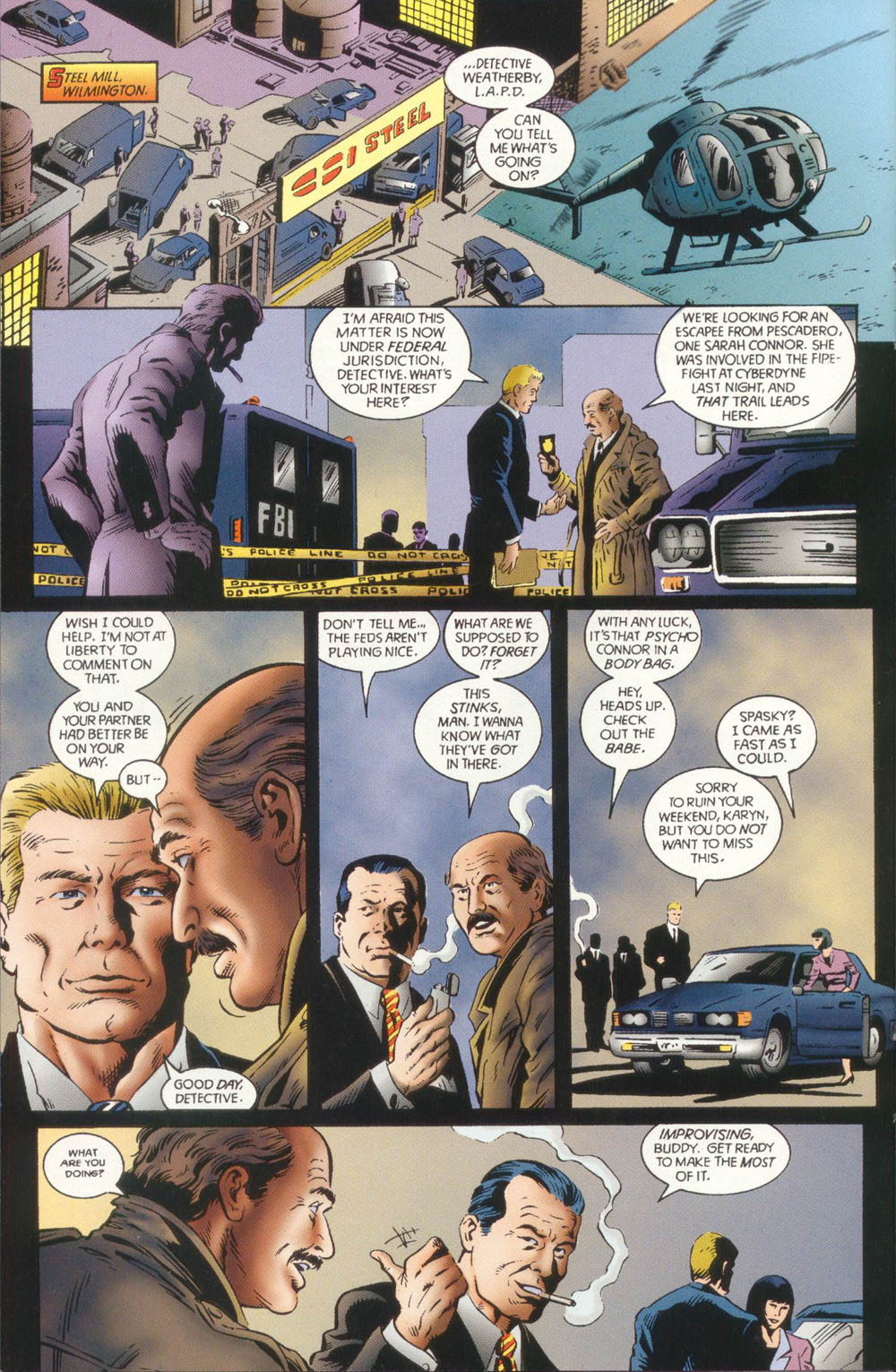 Read online T2: Cybernetic Dawn comic -  Issue #1 - 11
