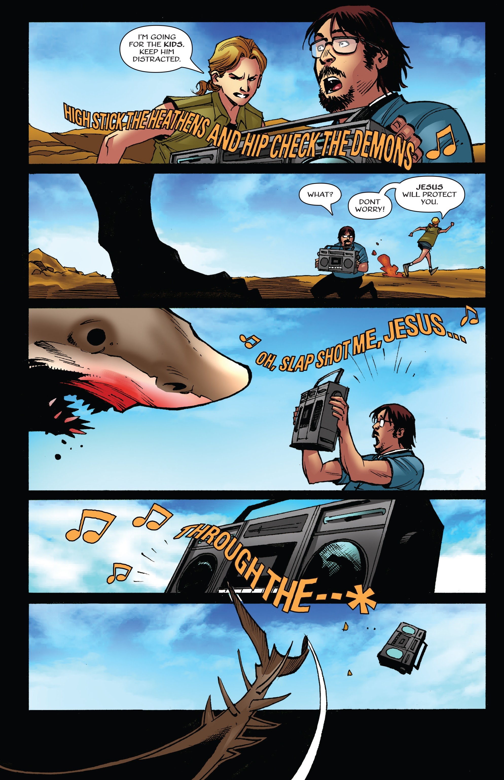 Read online Sharkasaurus comic -  Issue # TPB - 64