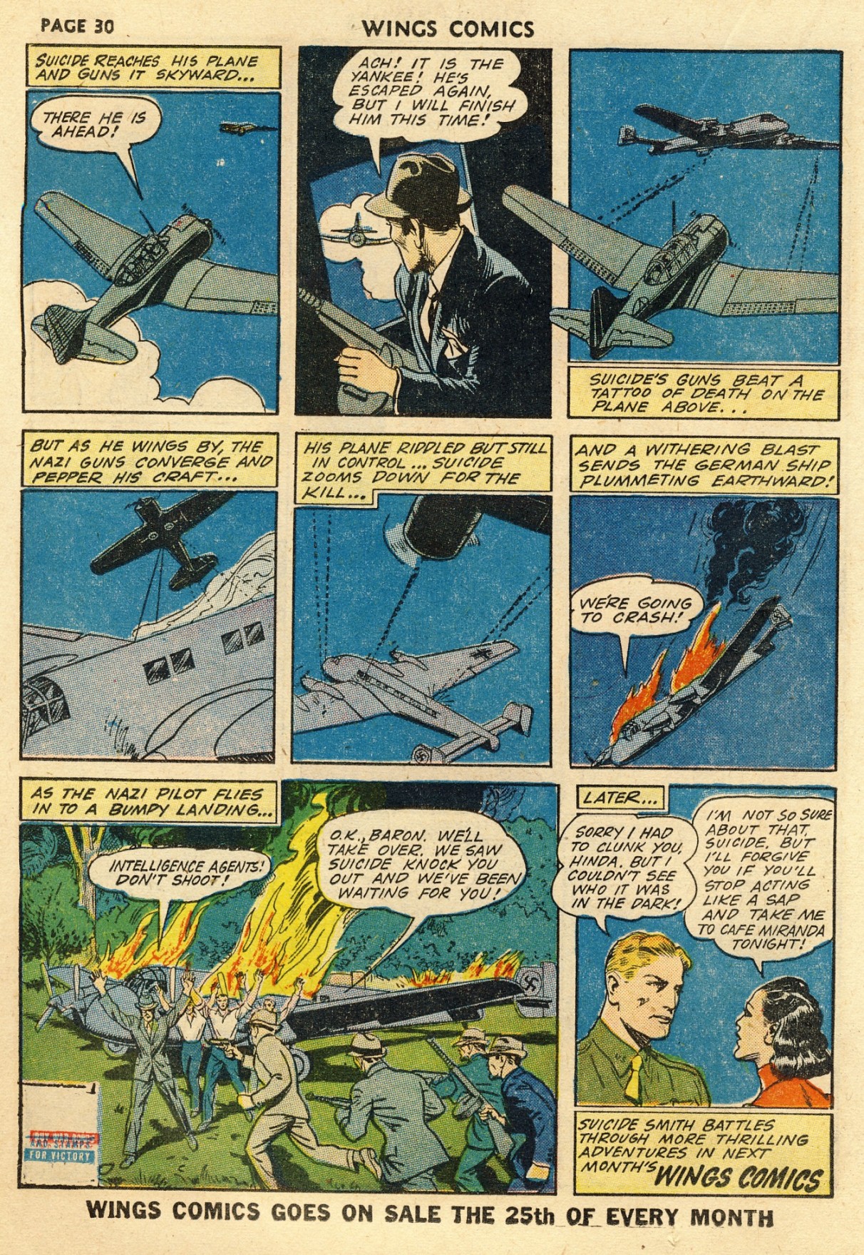 Read online Wings Comics comic -  Issue #33 - 32