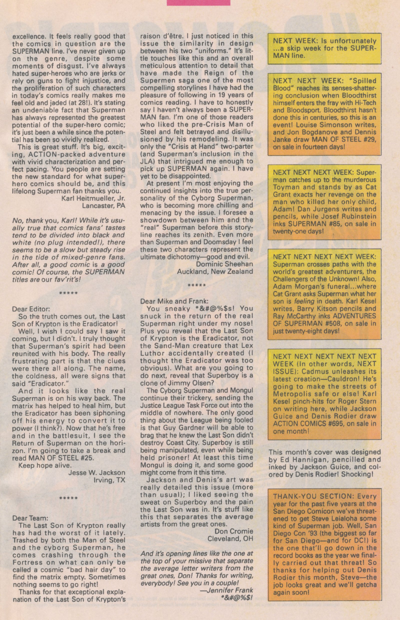 Read online Action Comics (1938) comic -  Issue #694 - 31