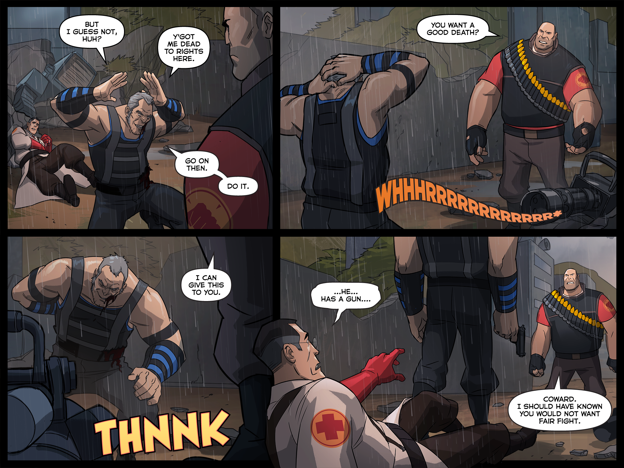 Read online Team Fortress 2 comic -  Issue #6 - 116