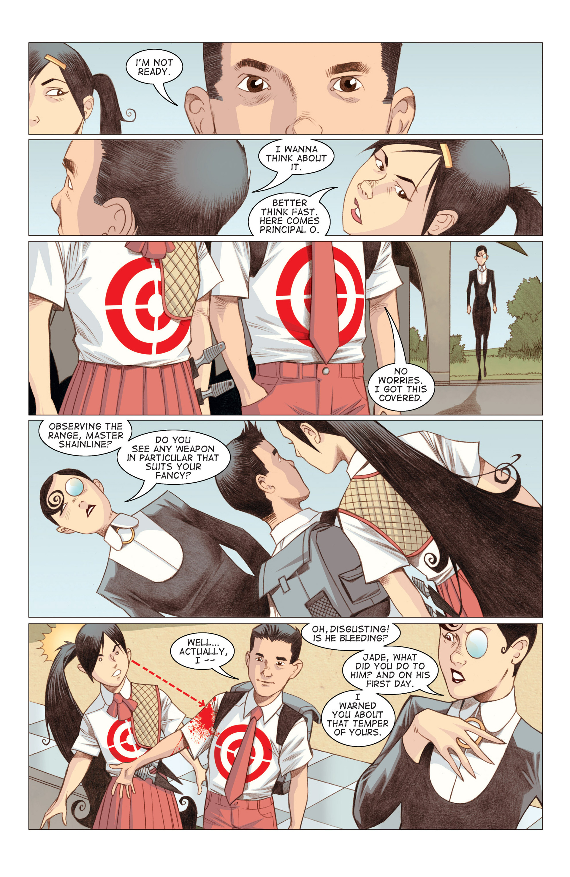 Read online Five Weapons comic -  Issue #1 - 9