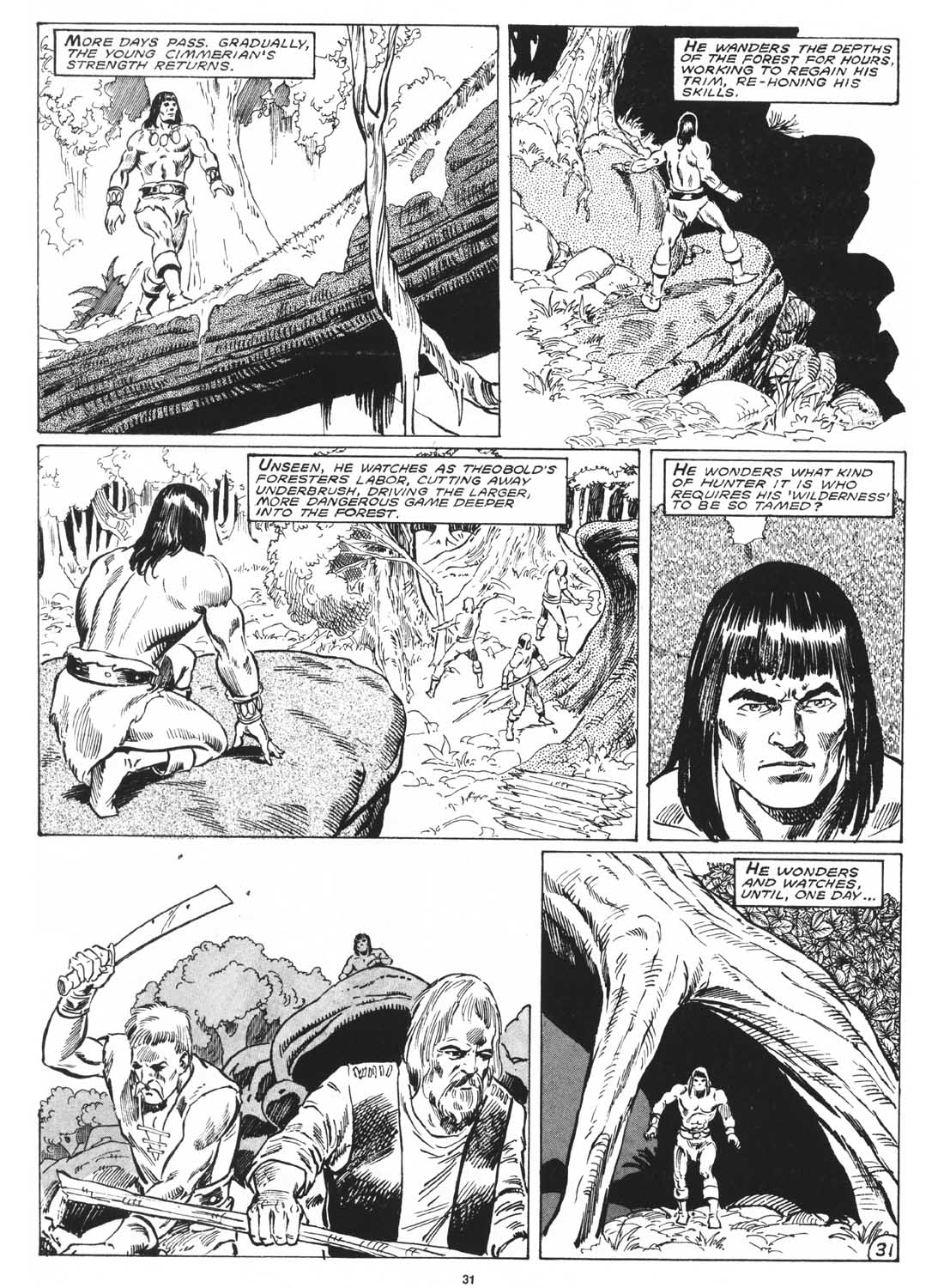 Read online The Savage Sword Of Conan comic -  Issue #171 - 33