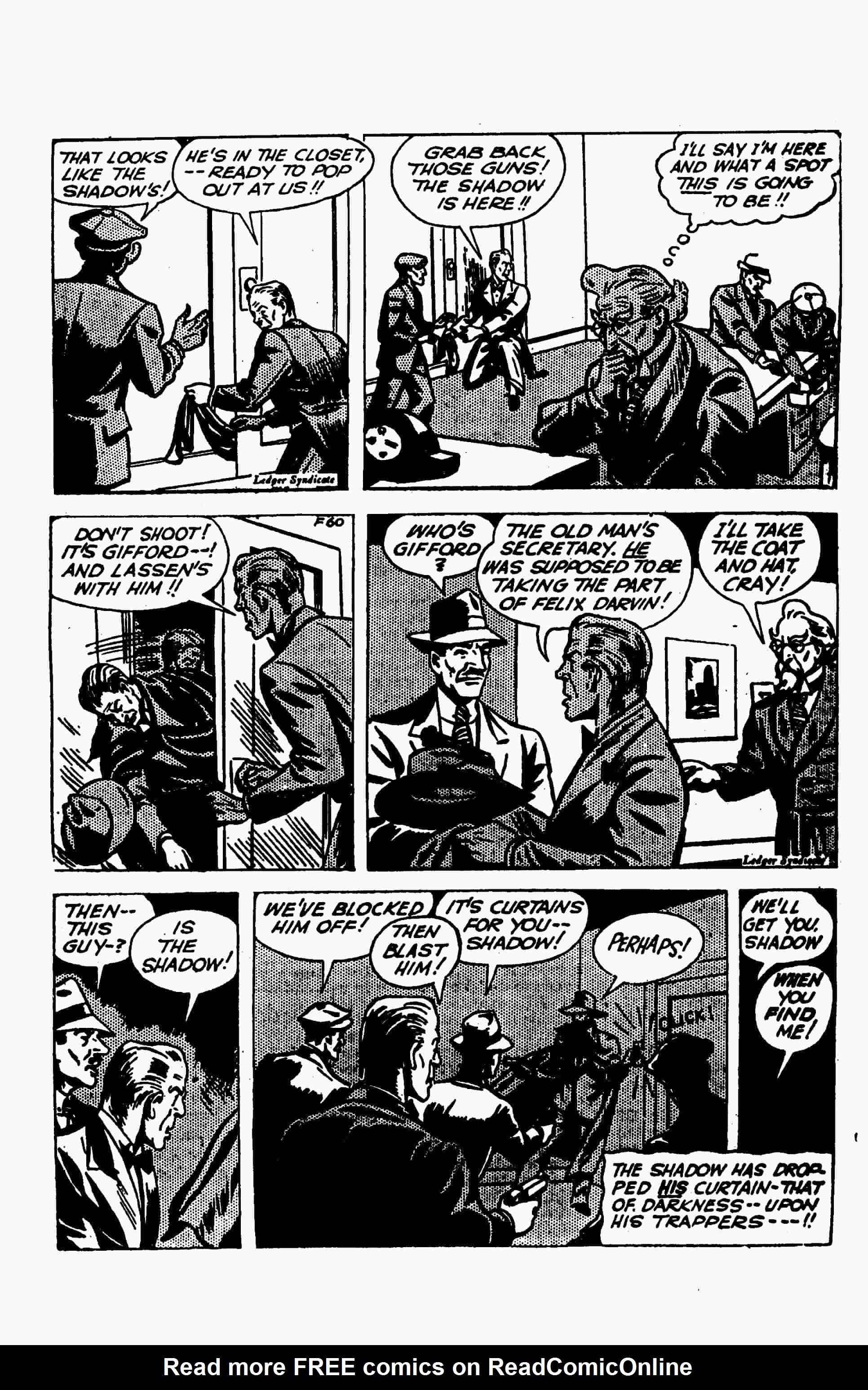 Read online Shadow Comics comic -  Issue #17 - 19