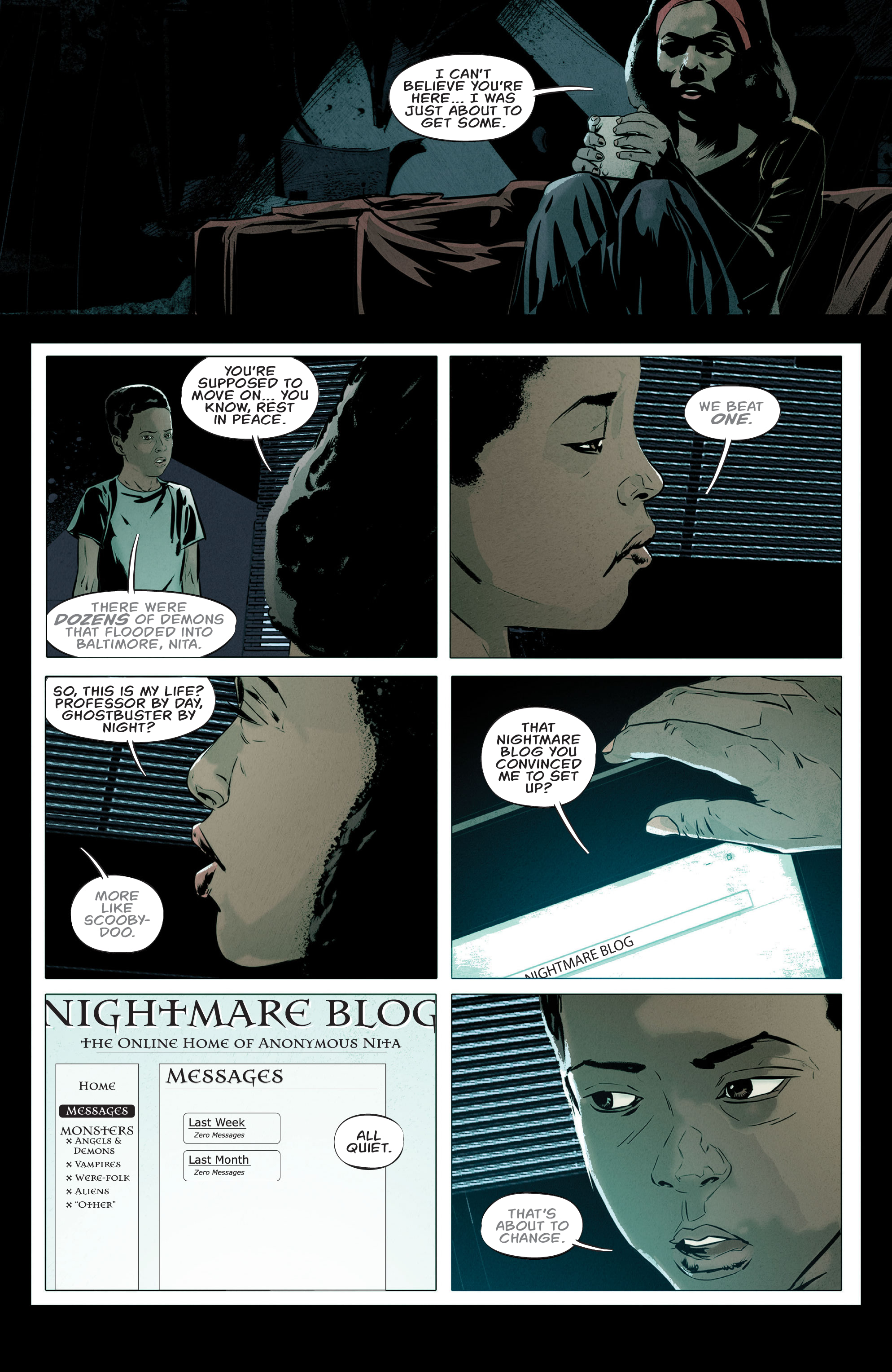 Read online Nita Hawes' Nightmare Blog comic -  Issue #7 - 13