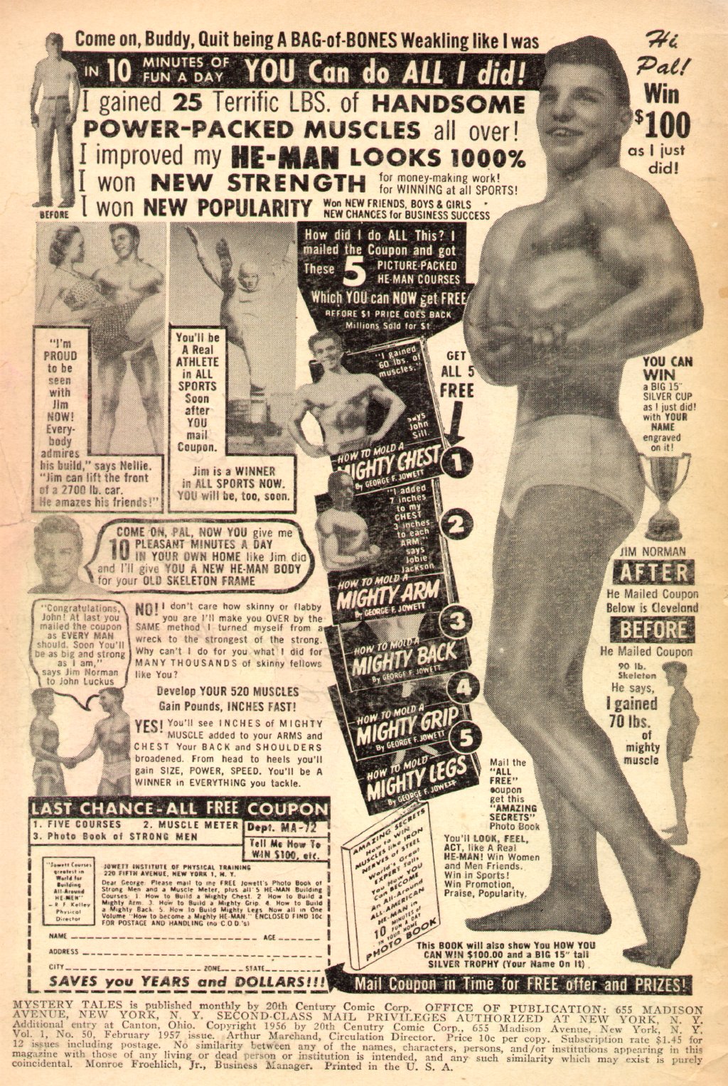 Read online Mystery Tales comic -  Issue #50 - 2