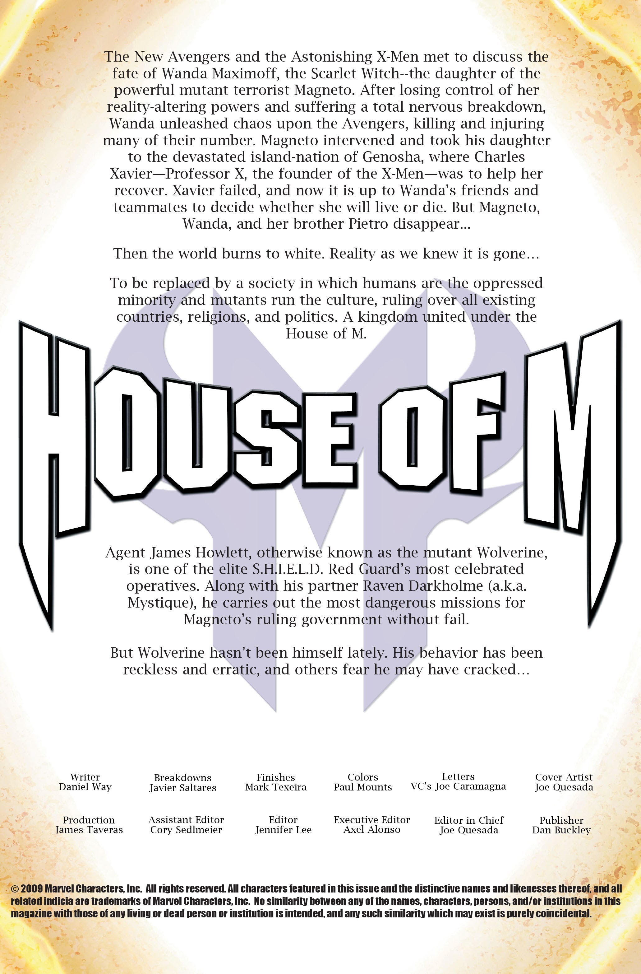 Read online House of M: World of M Featuring Wolverine comic -  Issue # TPB - 4