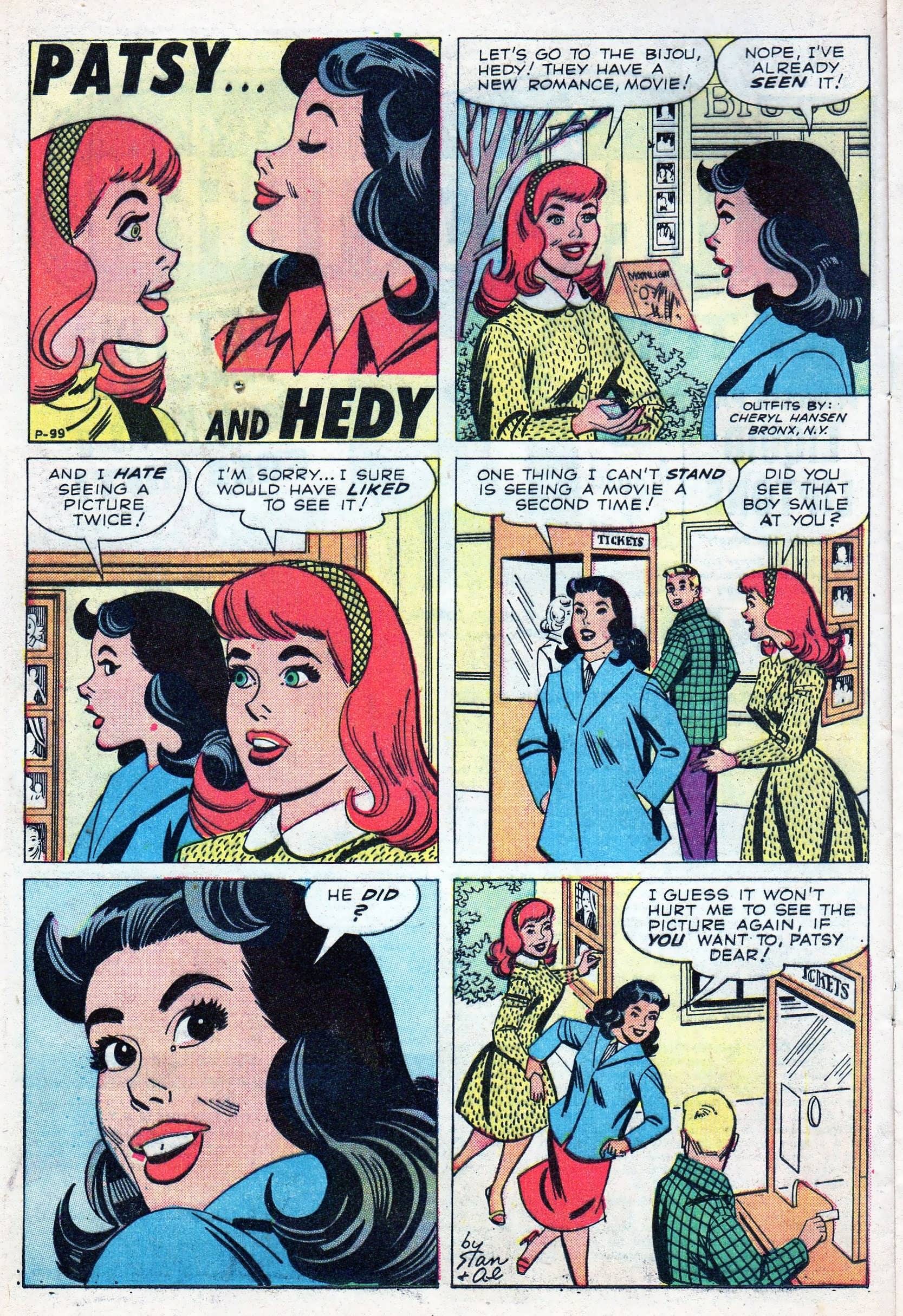 Read online Patsy and Hedy comic -  Issue #59 - 16