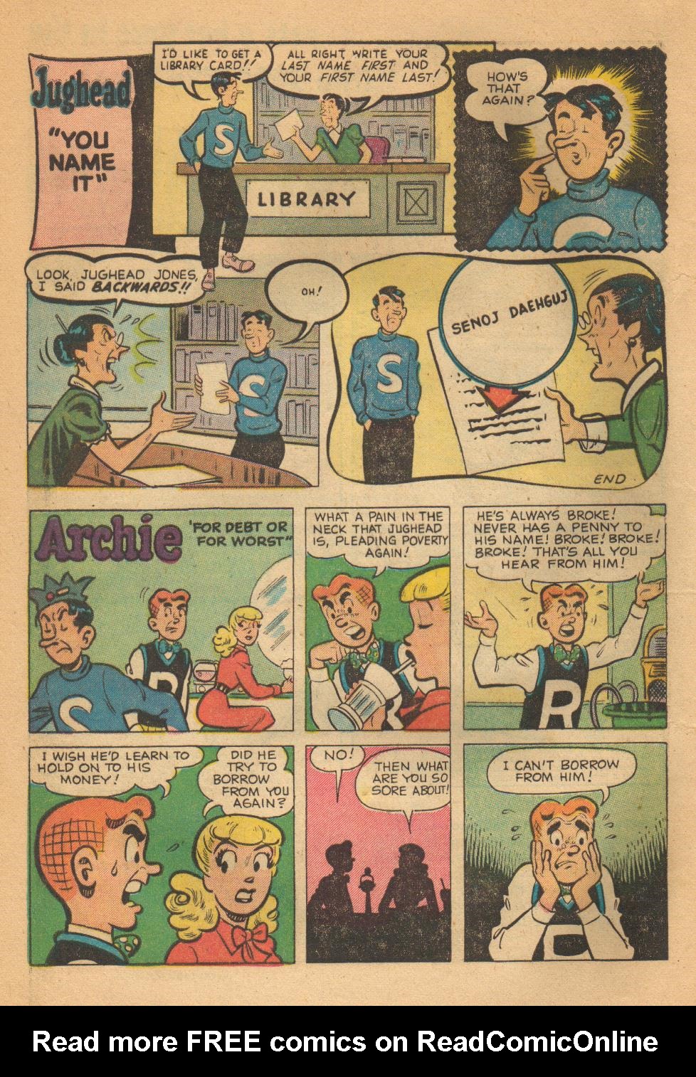 Read online Archie's Pal Jughead comic -  Issue #27 - 8