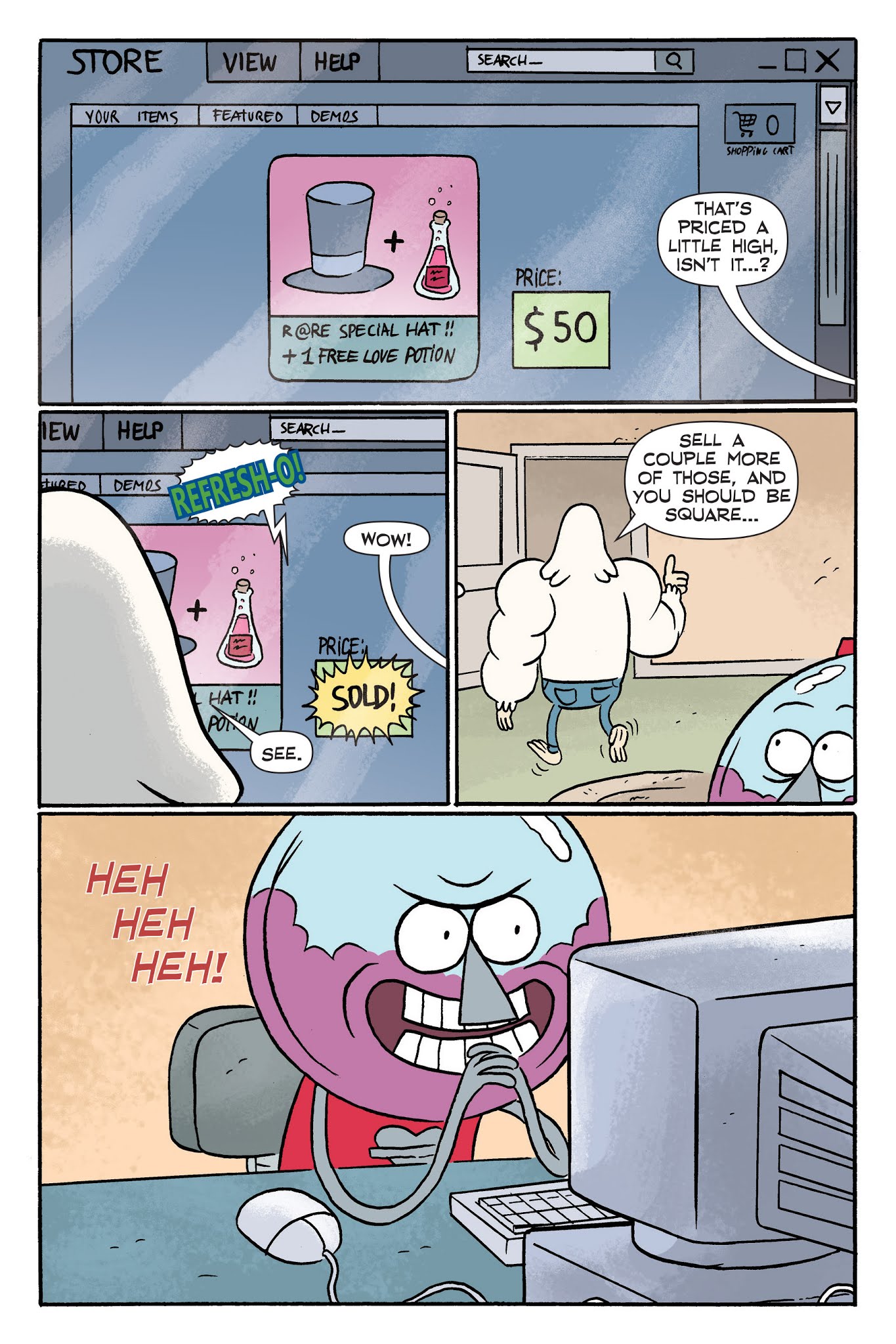 Read online Regular Show: A Clash of Consoles comic -  Issue # TPB (Part 1) - 53