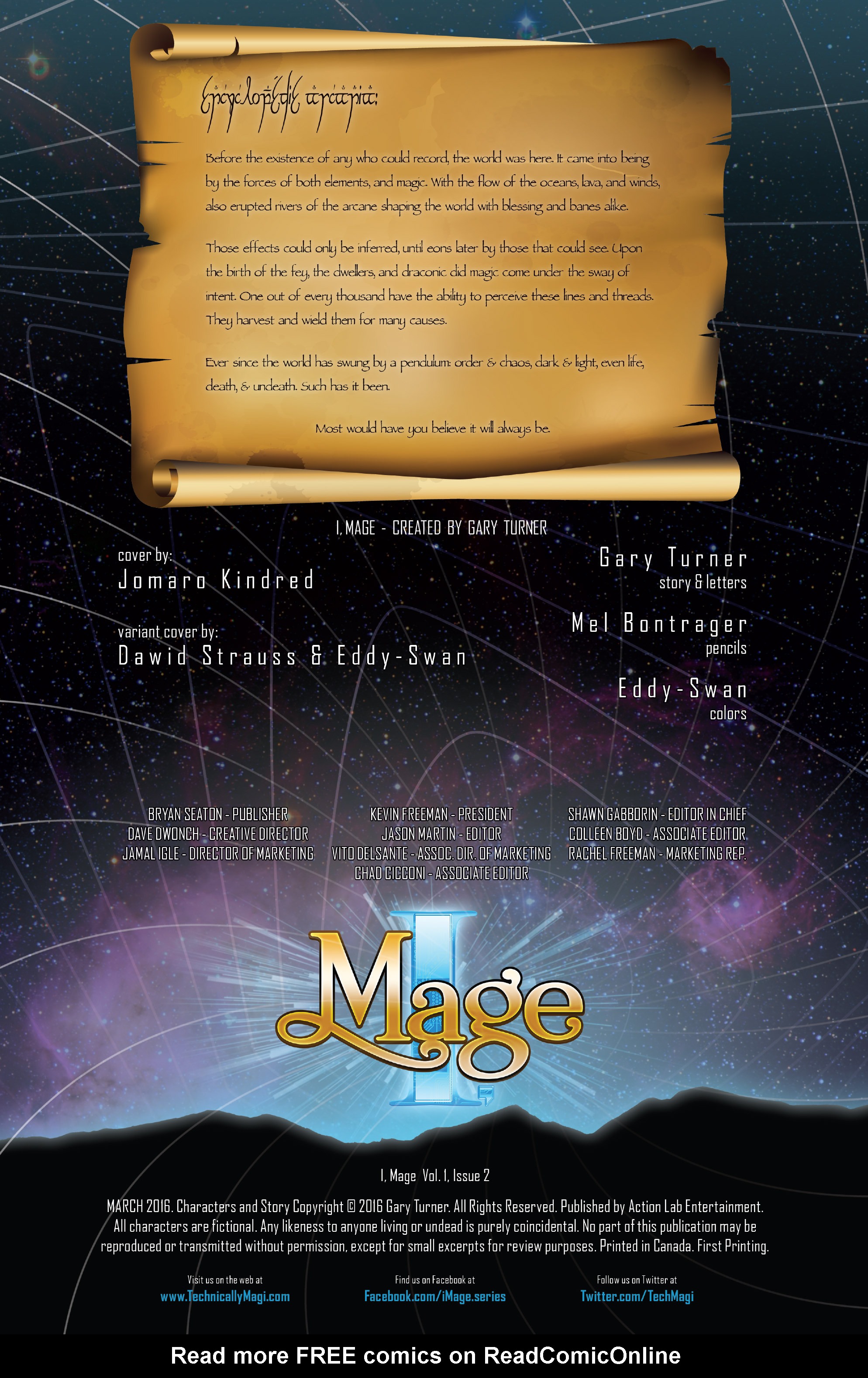 Read online I, Mage comic -  Issue #2 - 2