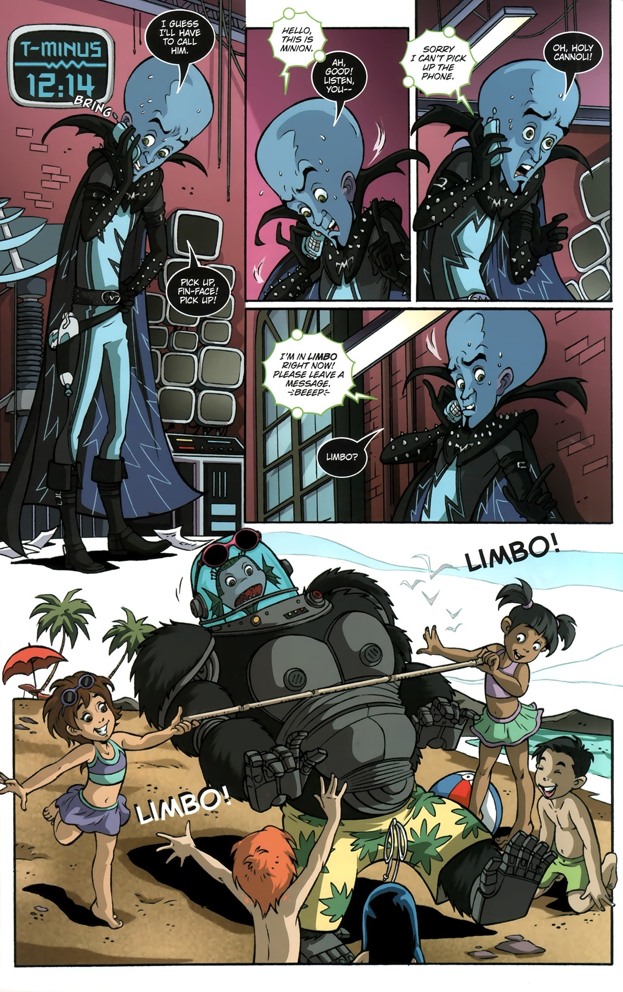Read online Megamind: Bad. Blue. Brilliant. comic -  Issue #2 - 24