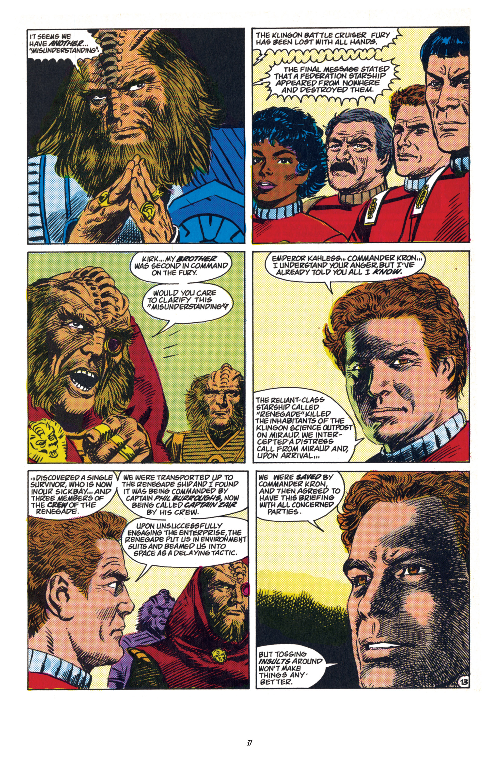 Read online Star Trek Classics comic -  Issue #5 - 36