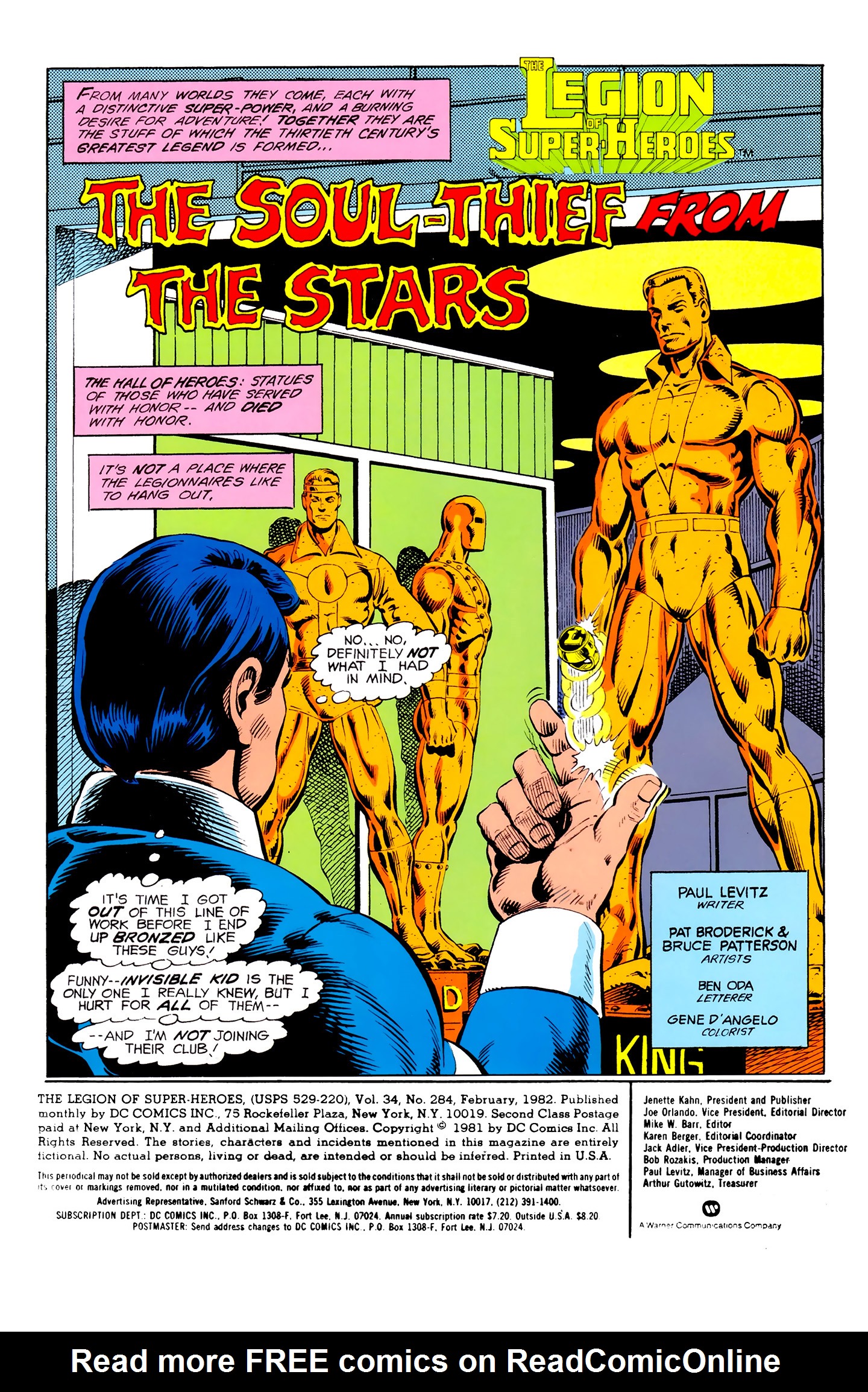 Read online Legion of Super-Heroes (1980) comic -  Issue #284 - 2