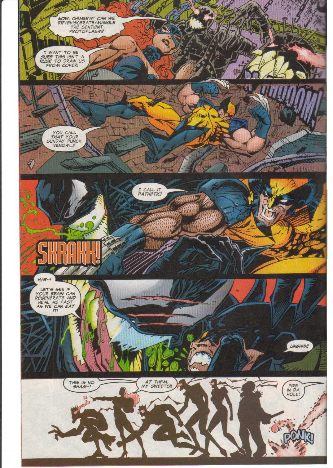 Read online Venom vs Wolverine - Tooth and Claw comic -  Issue #3 - 5