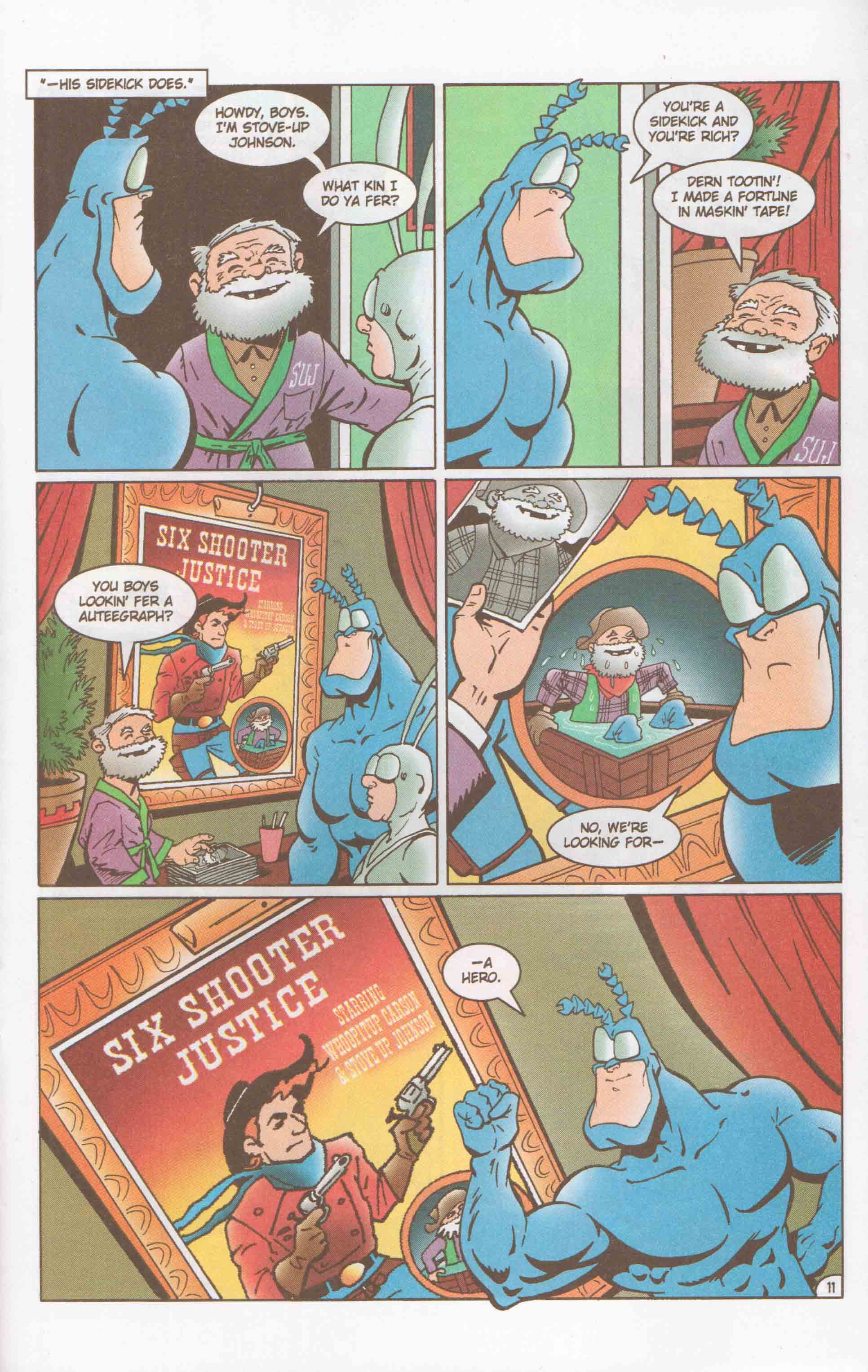 Read online The Tick: Big Red-N-Green Christmas Spectacle comic -  Issue # Full - 13