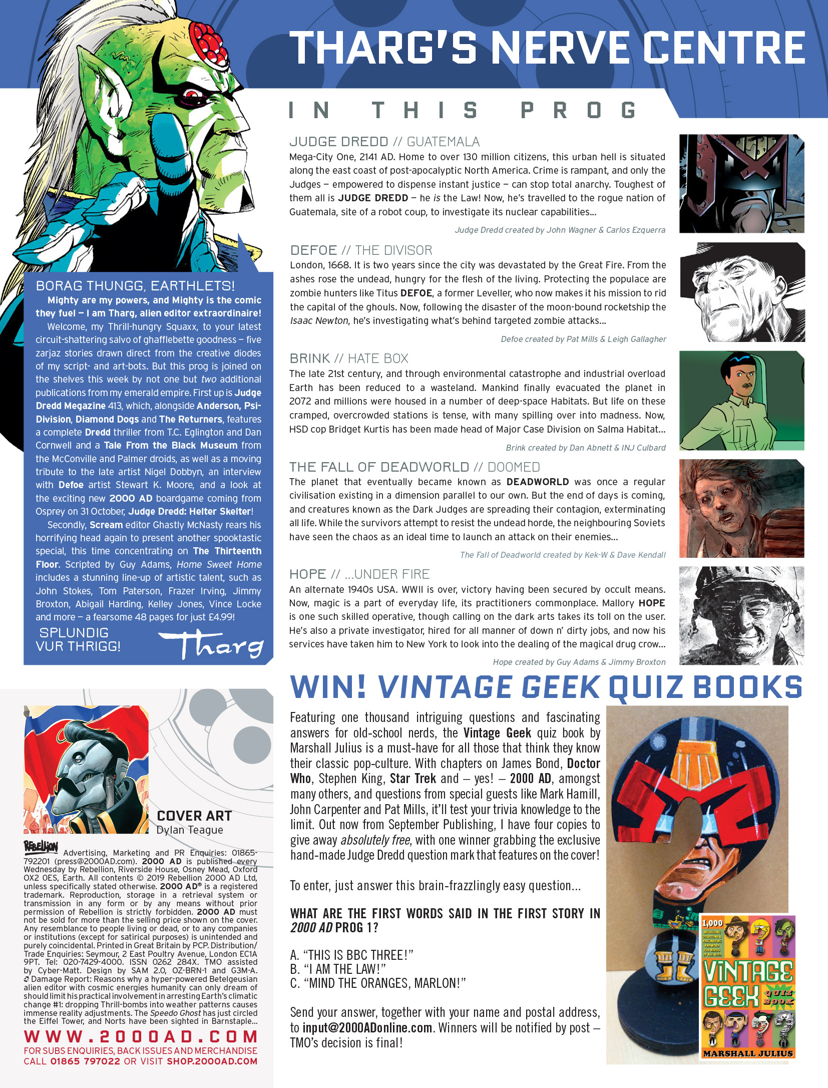 Read online 2000 AD comic -  Issue #2153 - 2