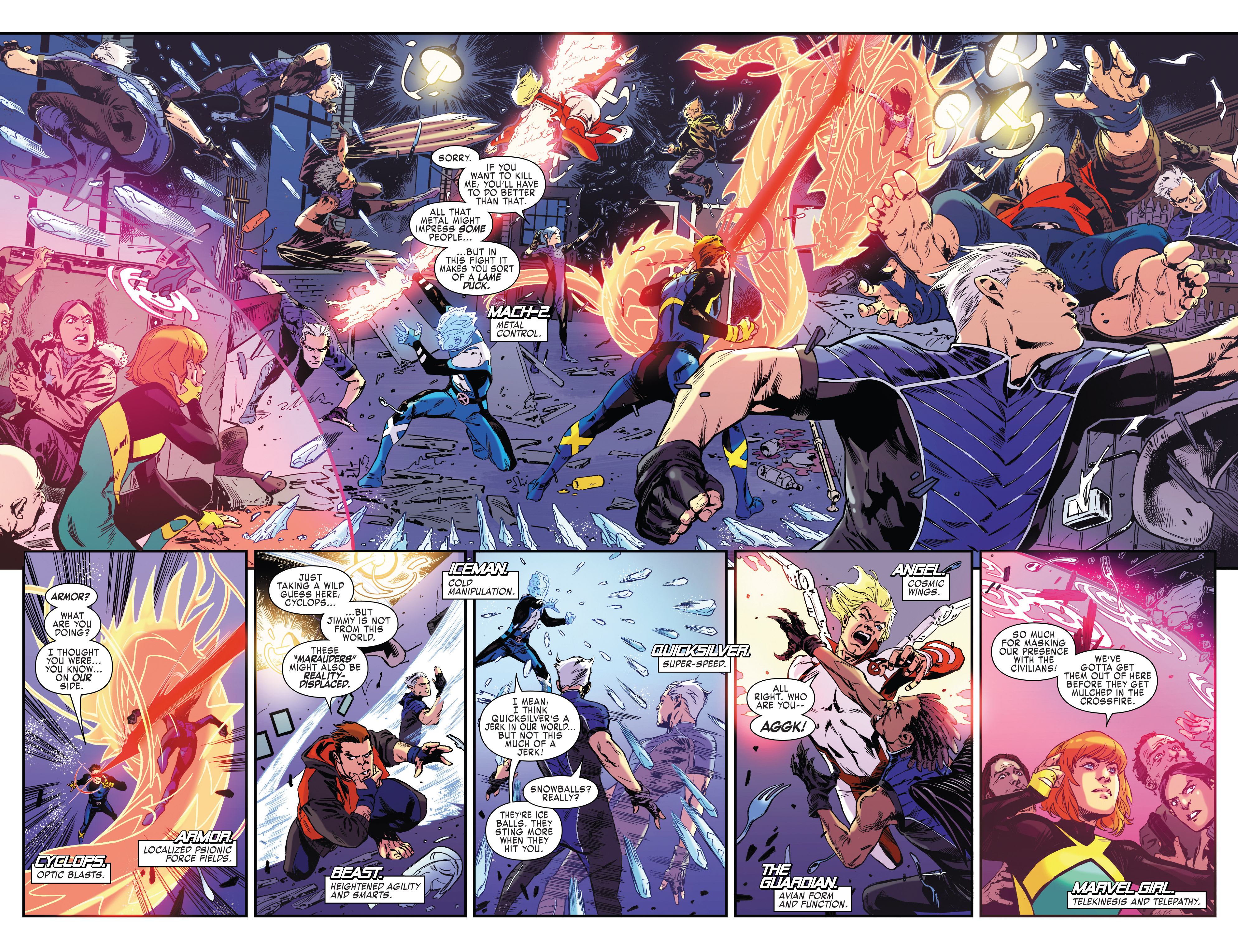 Read online X-Men: Blue comic -  Issue #5 - 4