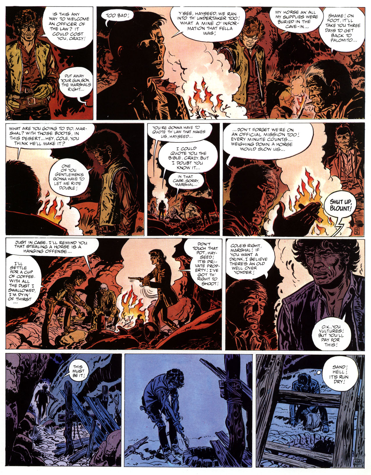 Read online Epic Graphic Novel: Marshal Blueberry comic -  Issue # TPB - 33