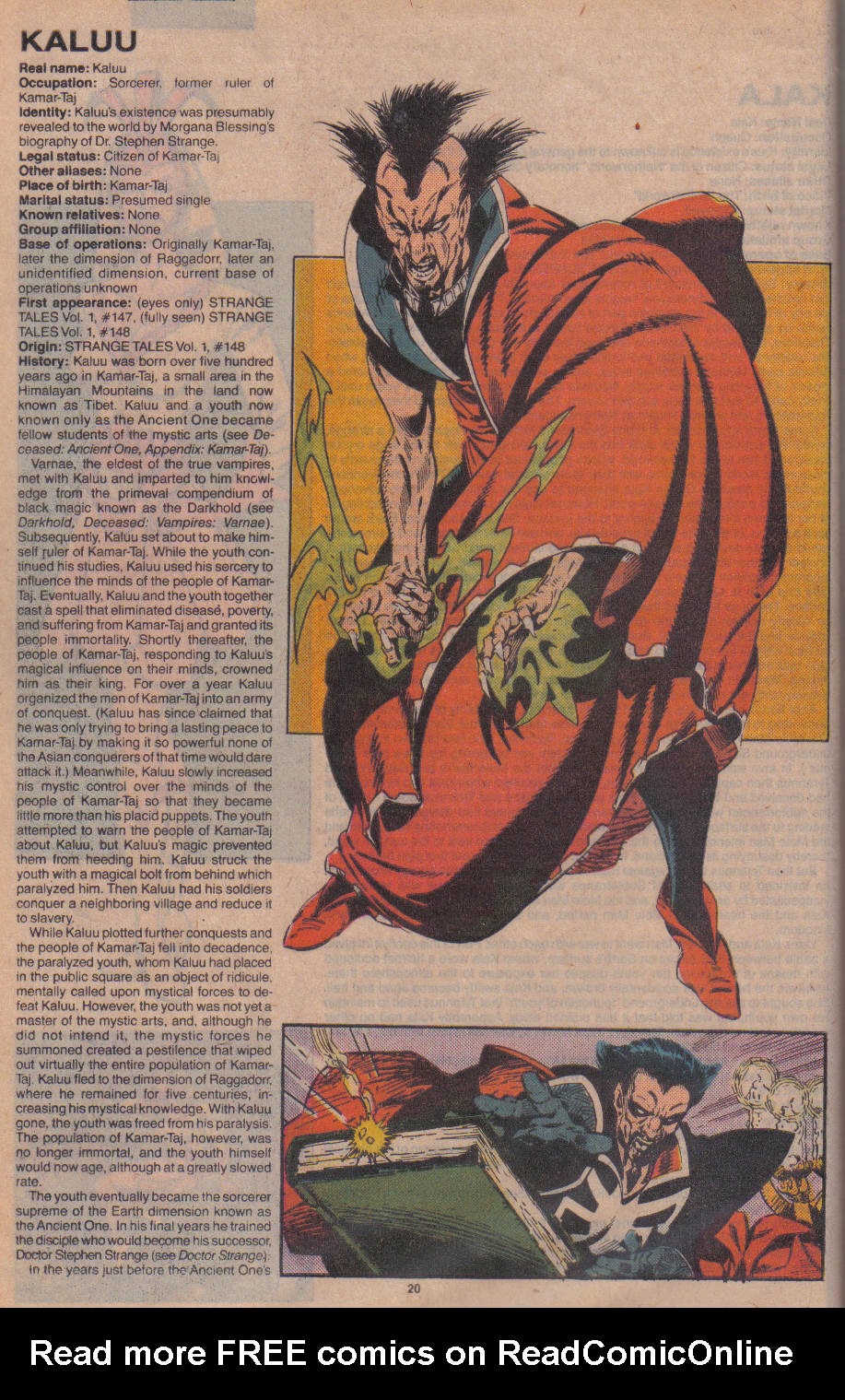 Read online The Official Handbook of the Marvel Universe: Update '89 comic -  Issue #4 - 22