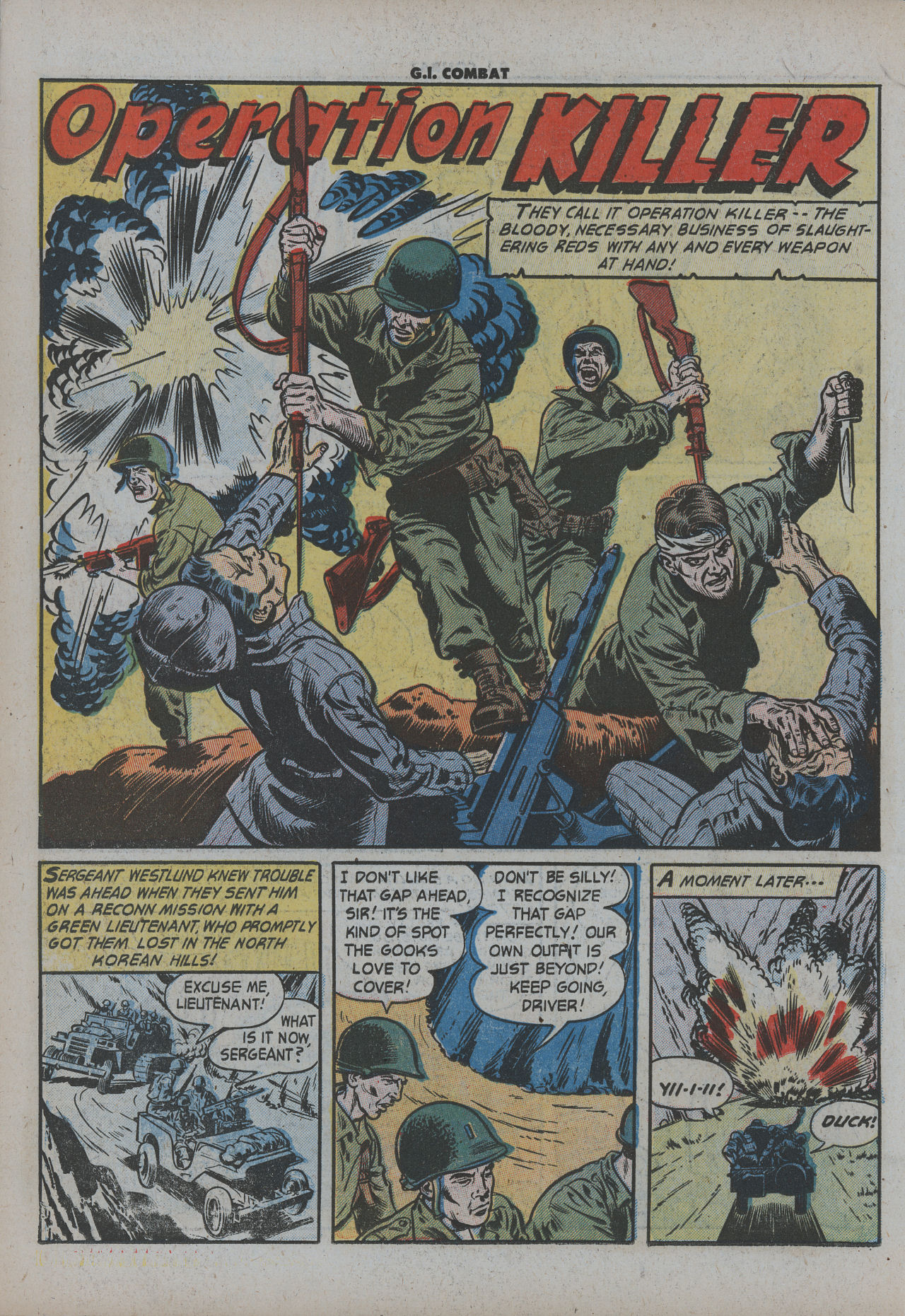Read online G.I. Combat (1952) comic -  Issue #7 - 19