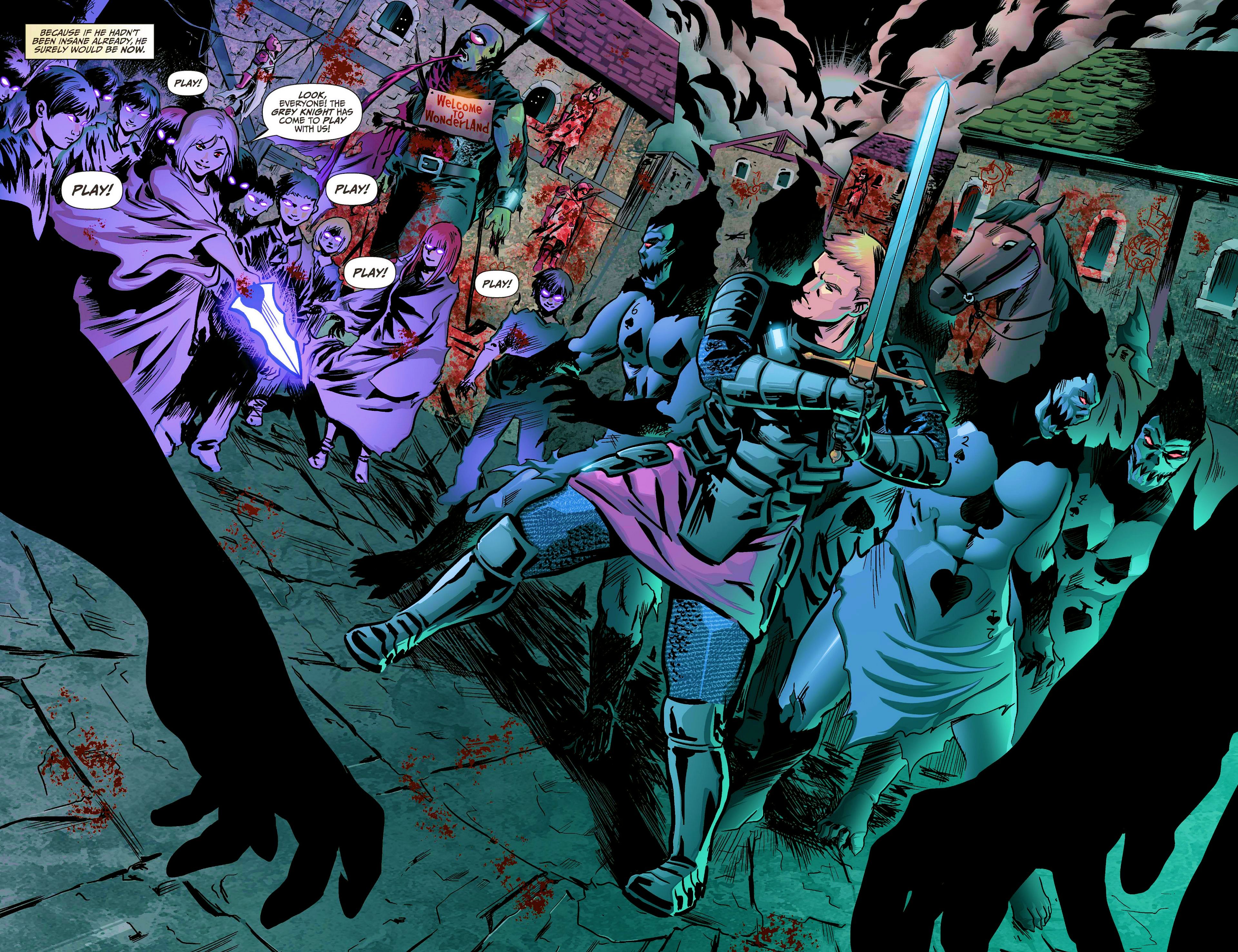 Read online Grimm Fairy Tales presents Wonderland: Clash of Queens comic -  Issue #3 - 6
