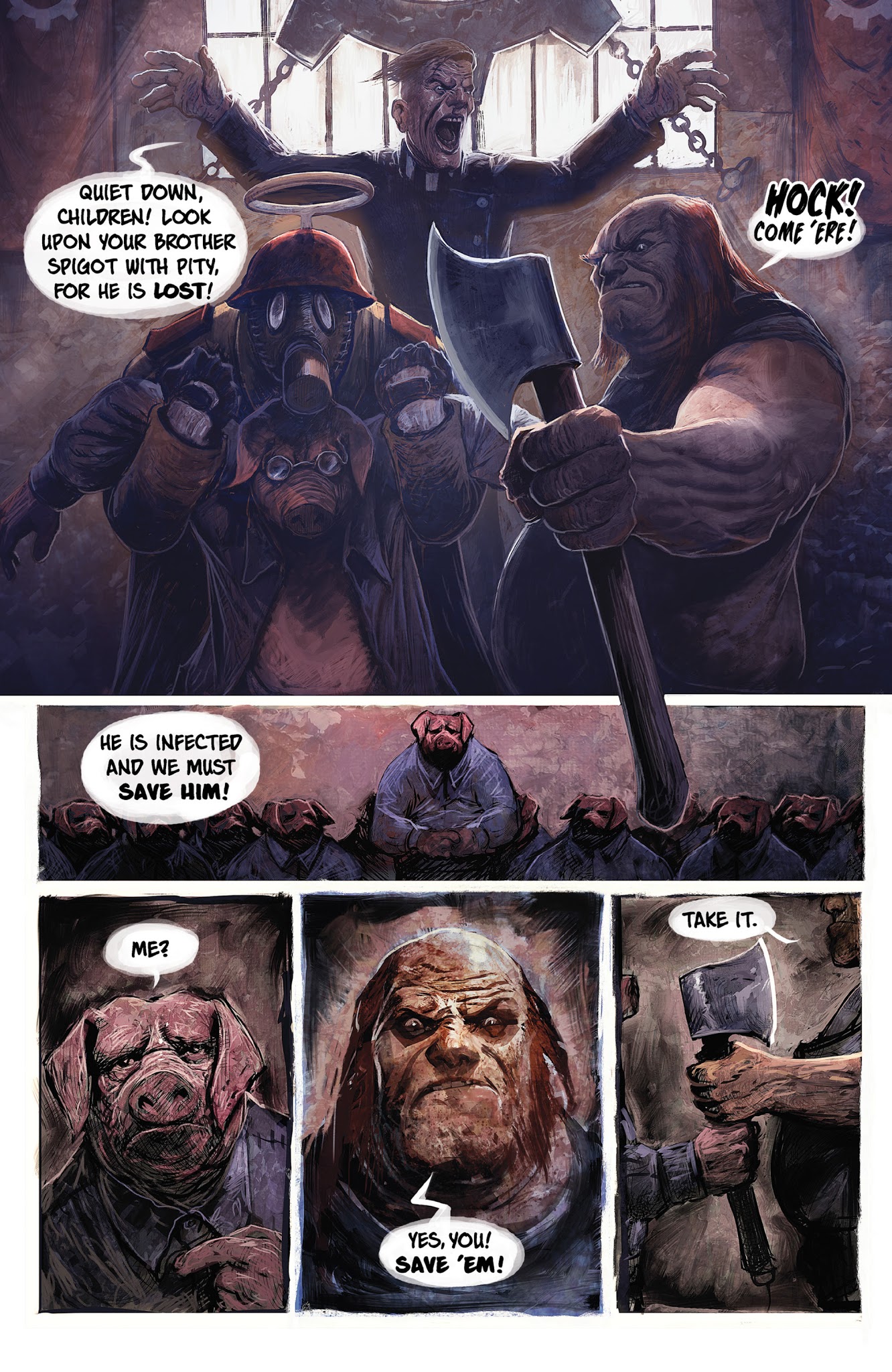 Read online Oink: Heaven's Butcher comic -  Issue # TPB - 21