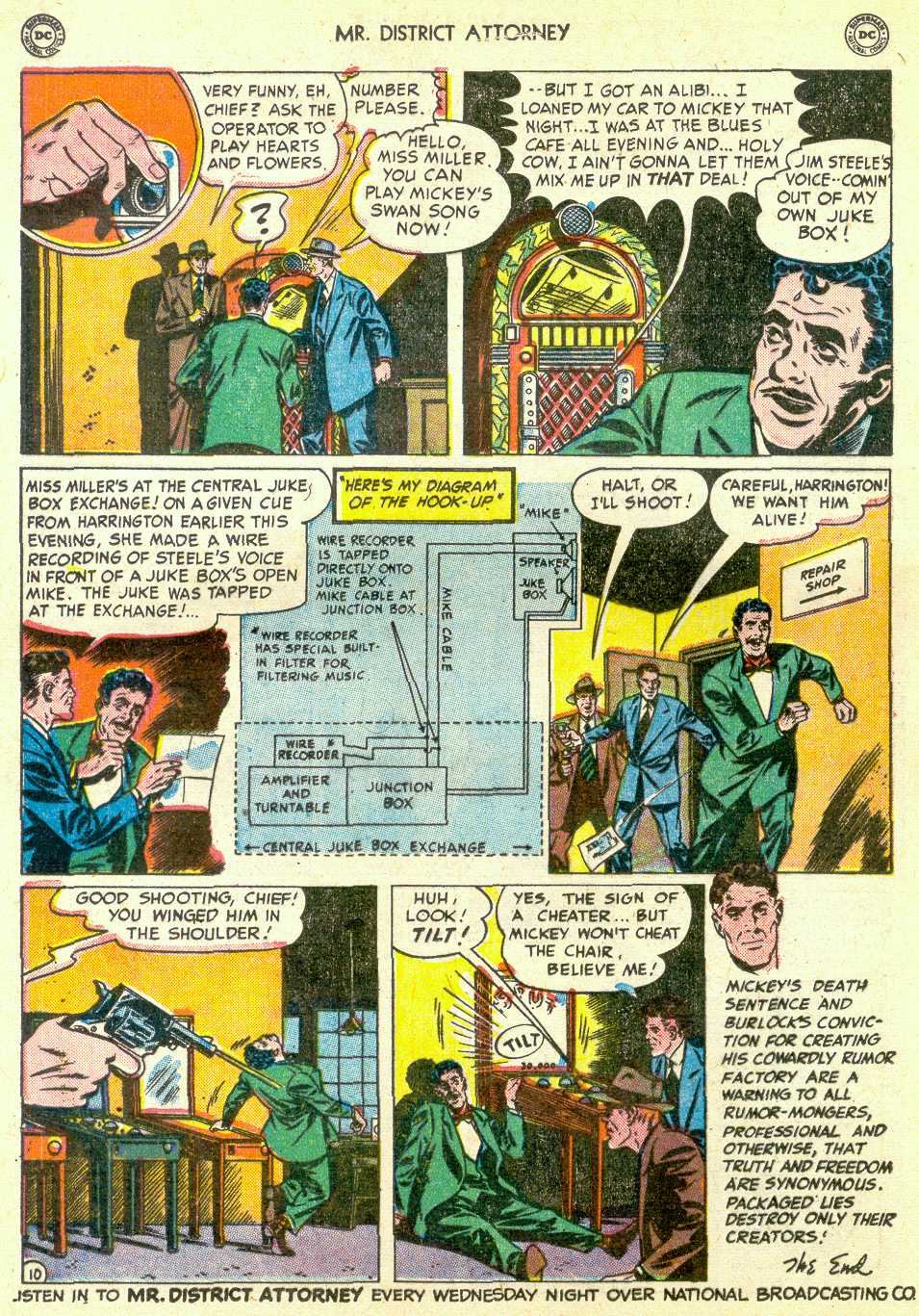 Read online Mr. District Attorney comic -  Issue #13 - 24