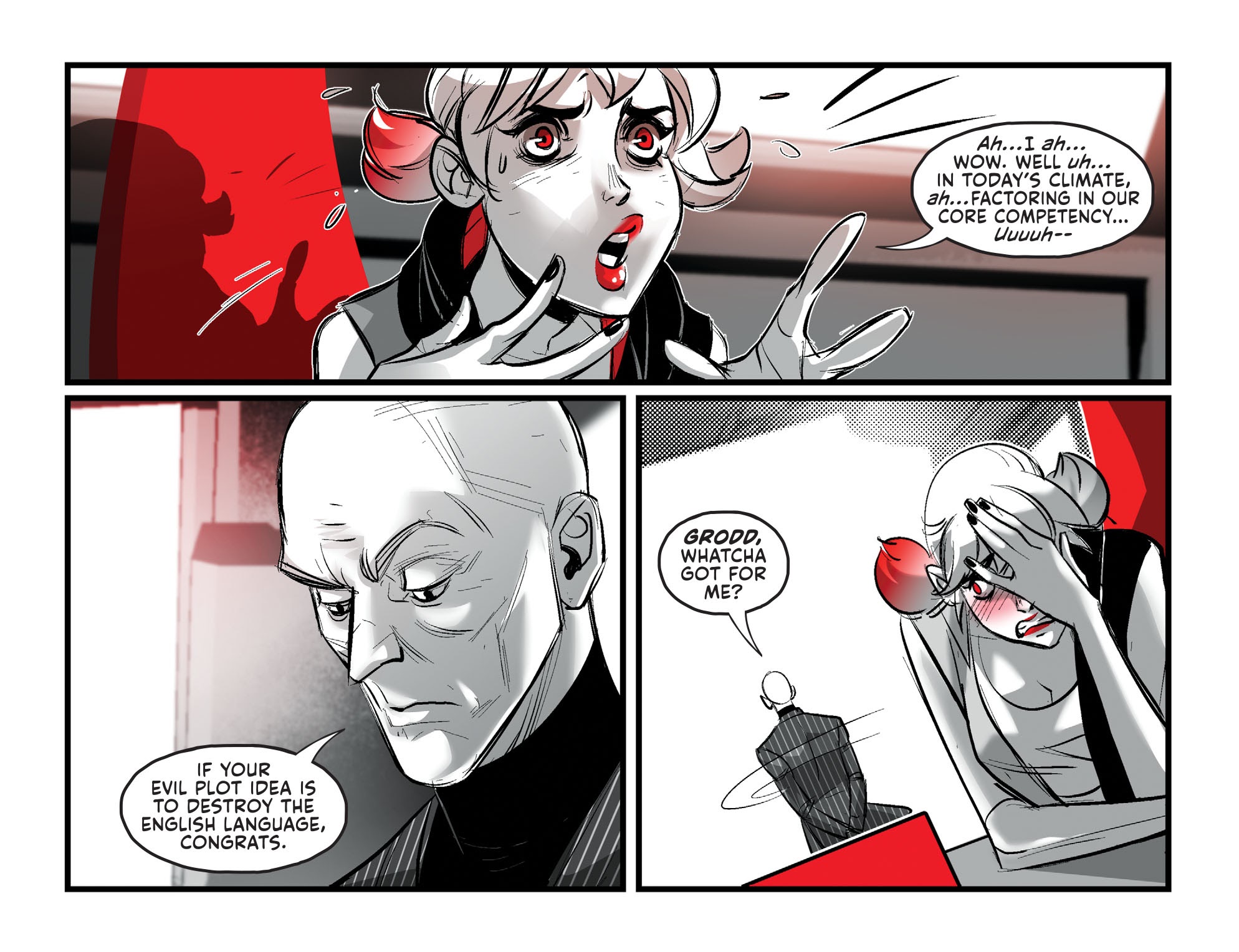 Read online Harley Quinn Black   White   Red comic -  Issue #13 - 13