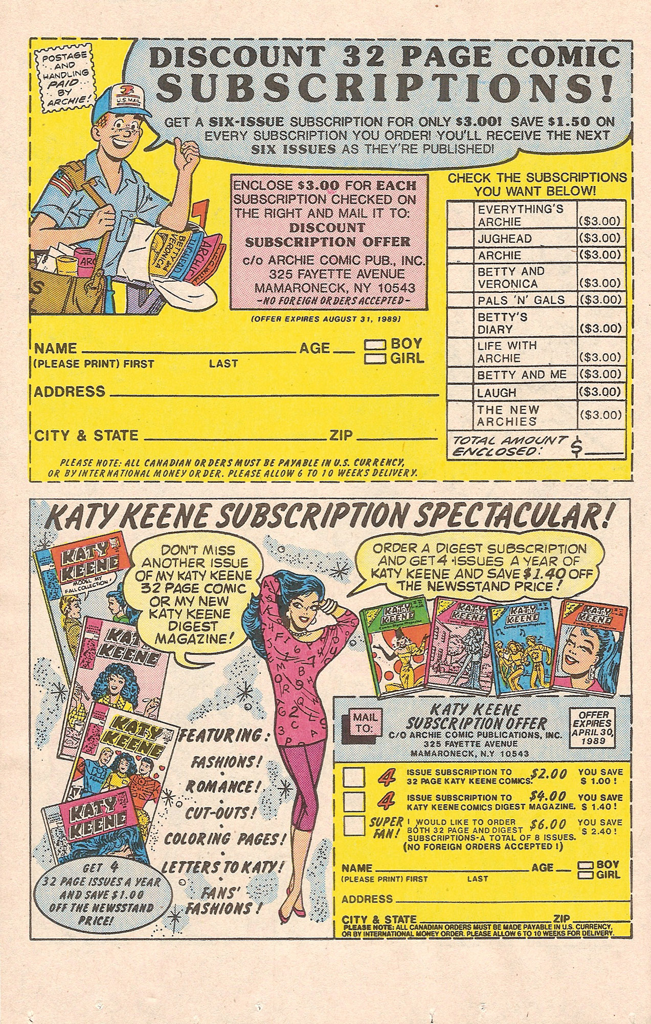 Read online Jughead (1987) comic -  Issue #11 - 12