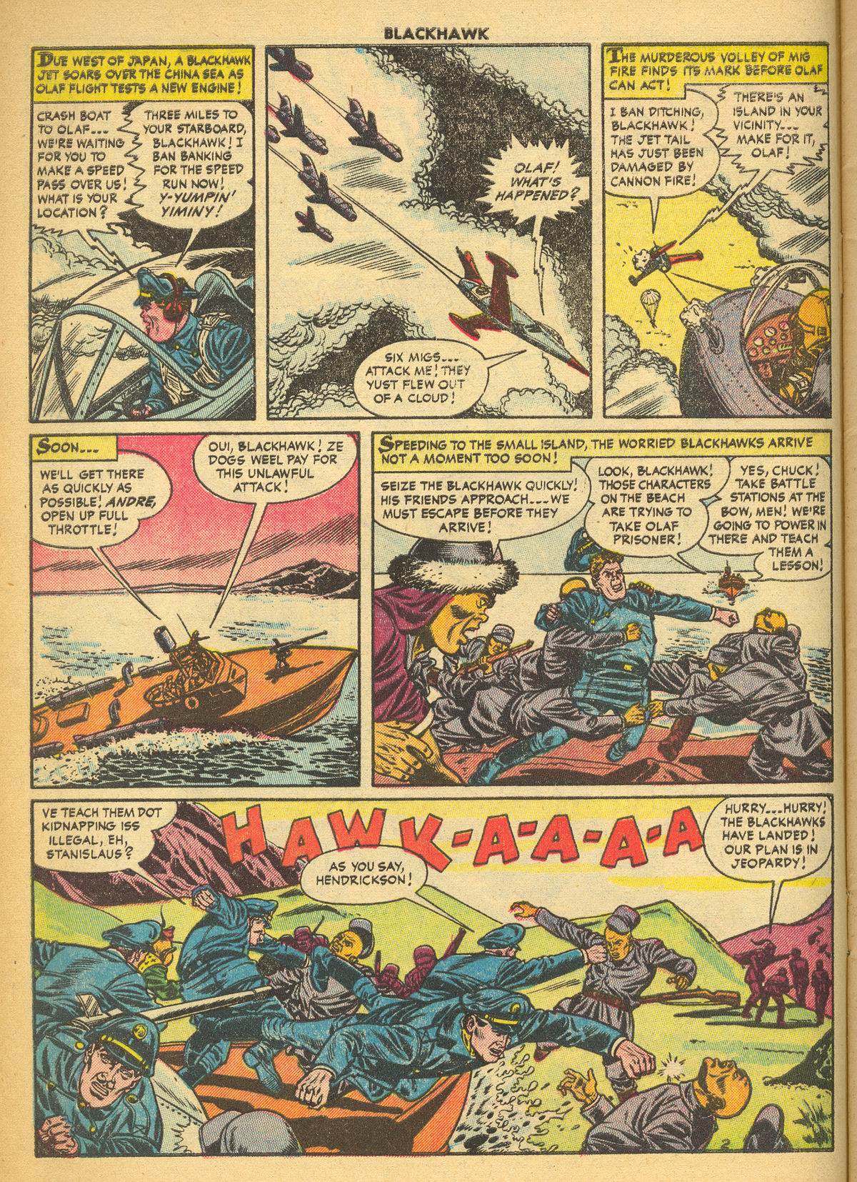 Read online Blackhawk (1957) comic -  Issue #92 - 4