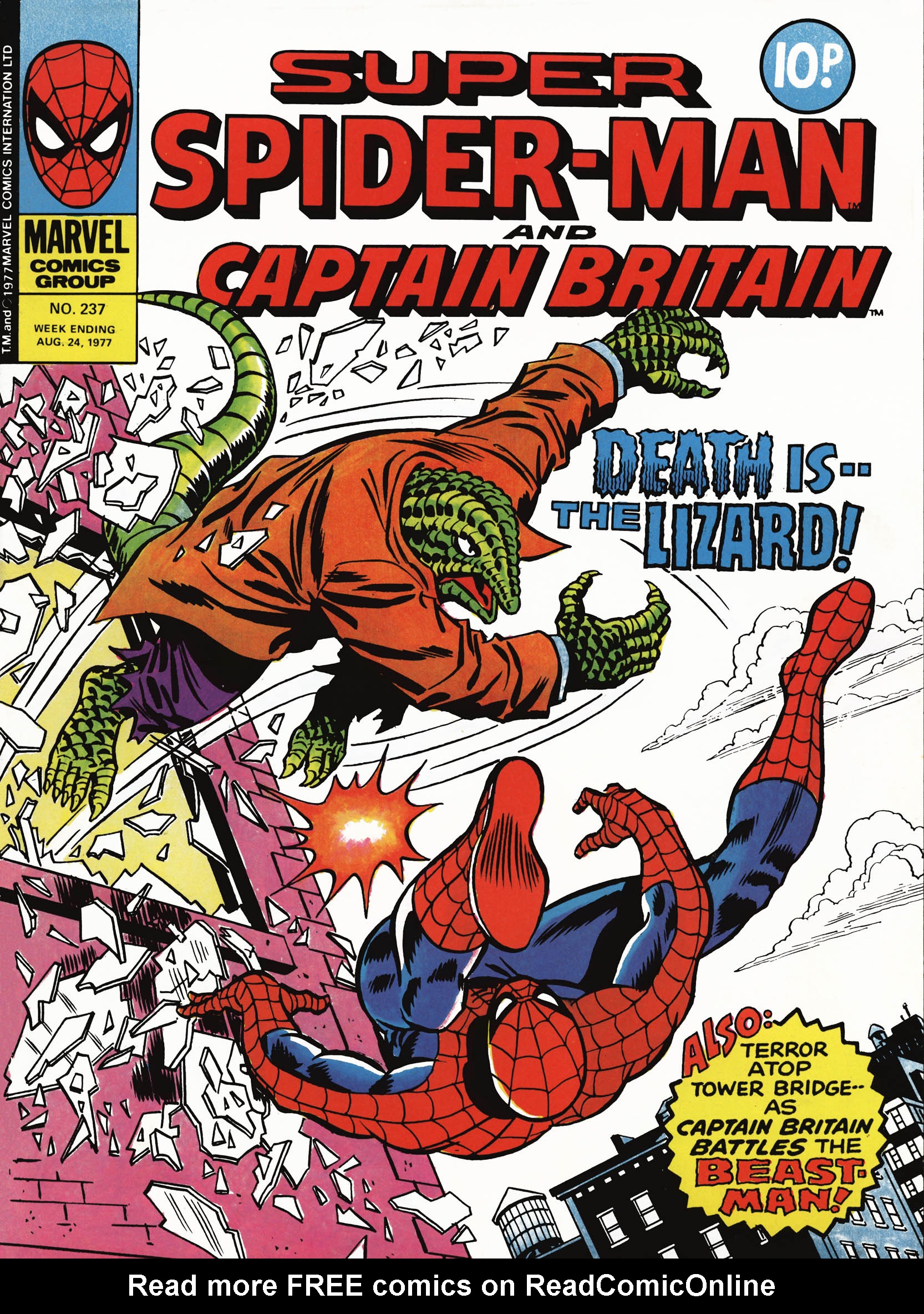 Read online Super Spider-Man and Captain Britain comic -  Issue #237 - 1